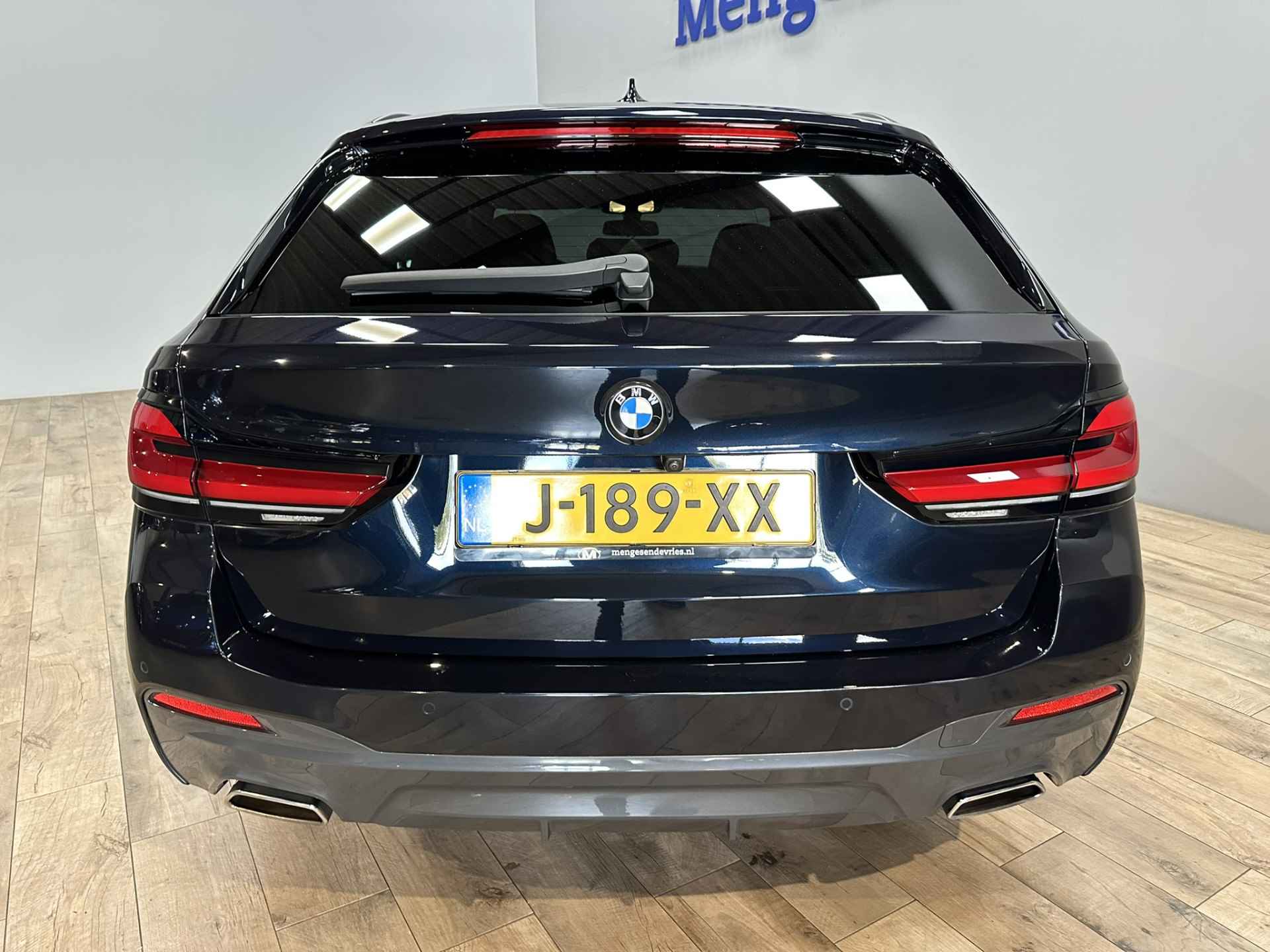 BMW 5 Serie Touring 530i High Executive Edition M Sport | Laser | Panorama | Virtual | Luchtvering | Leer | 360 Camera | Trekhaak | Head Up | Apple Carplay | Isofix | NAP | - 4/55