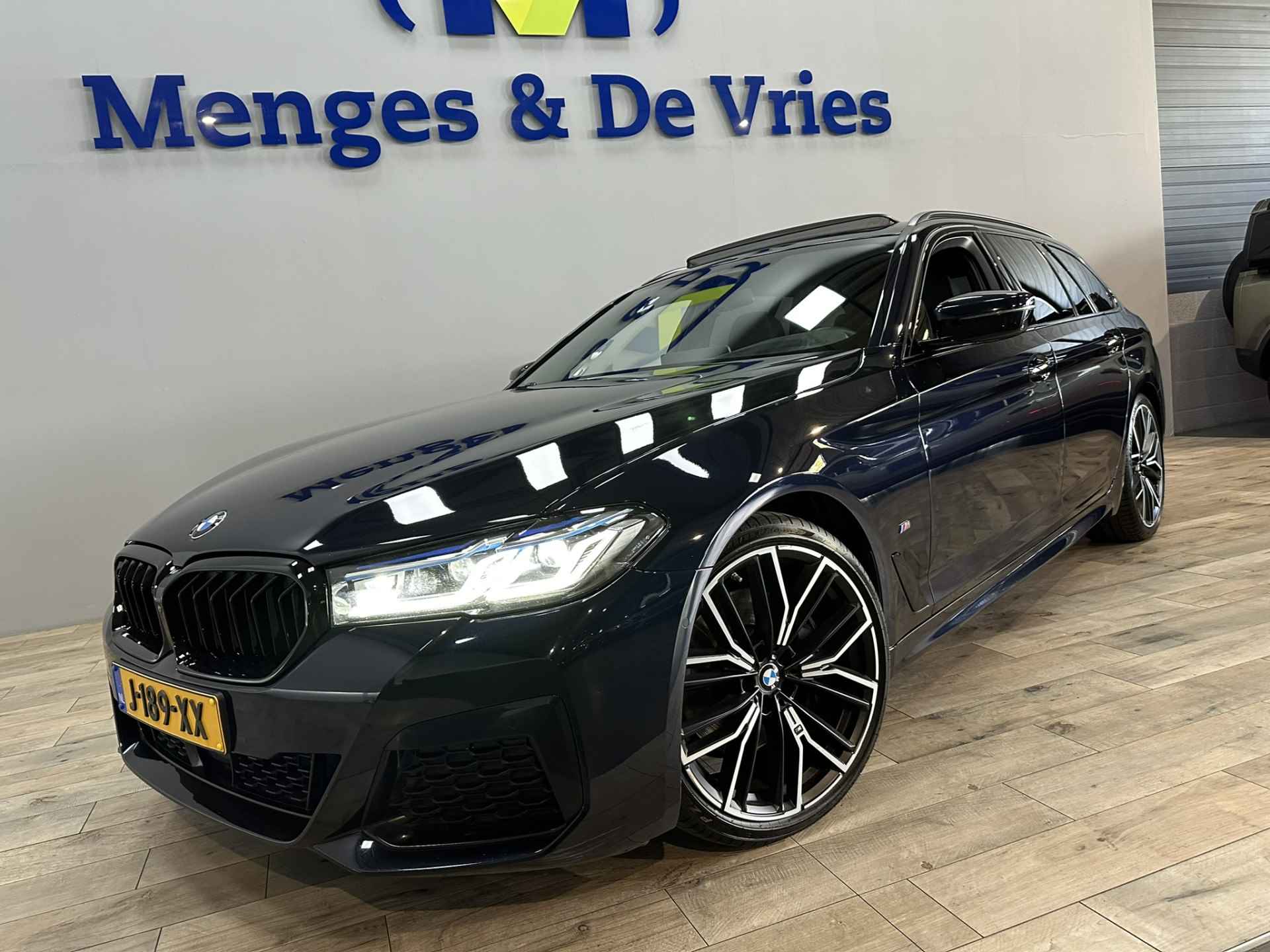 BMW 5 Serie Touring 530i High Executive Edition M Sport | Laser | Panorama | Virtual | Luchtvering | Leer | 360 Camera | Trekhaak | Head Up | Apple Carplay | Isofix | NAP | - 51/55