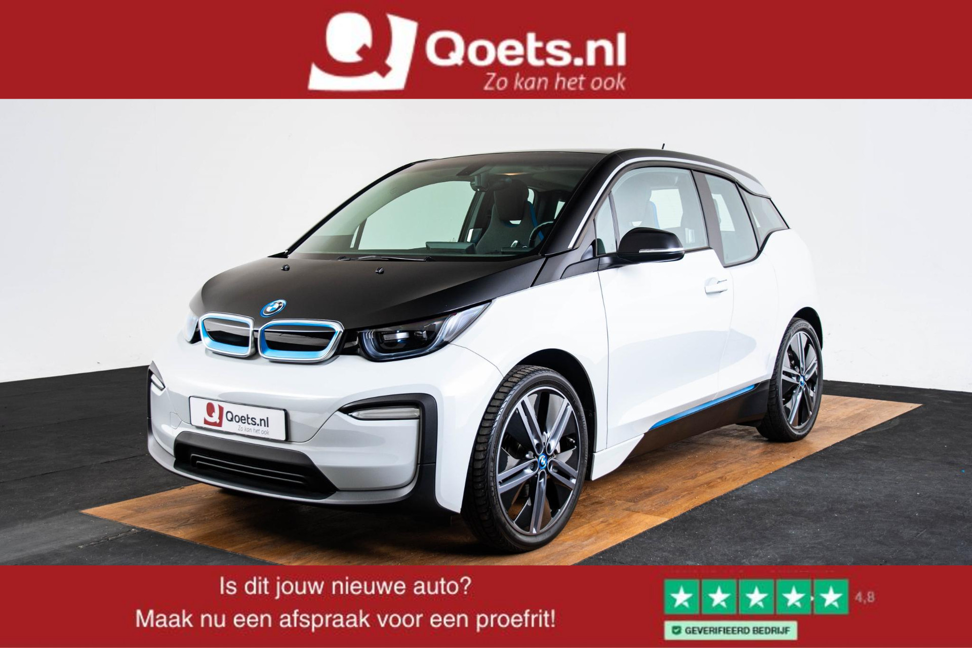 BMW i3 Basis 120Ah 42 kWh Navigatiesysteem Professional - Stoelverwarming - Warmtepomp - Snellaadpakket - DAB-tuner - WiFi hotspot - 20 inch