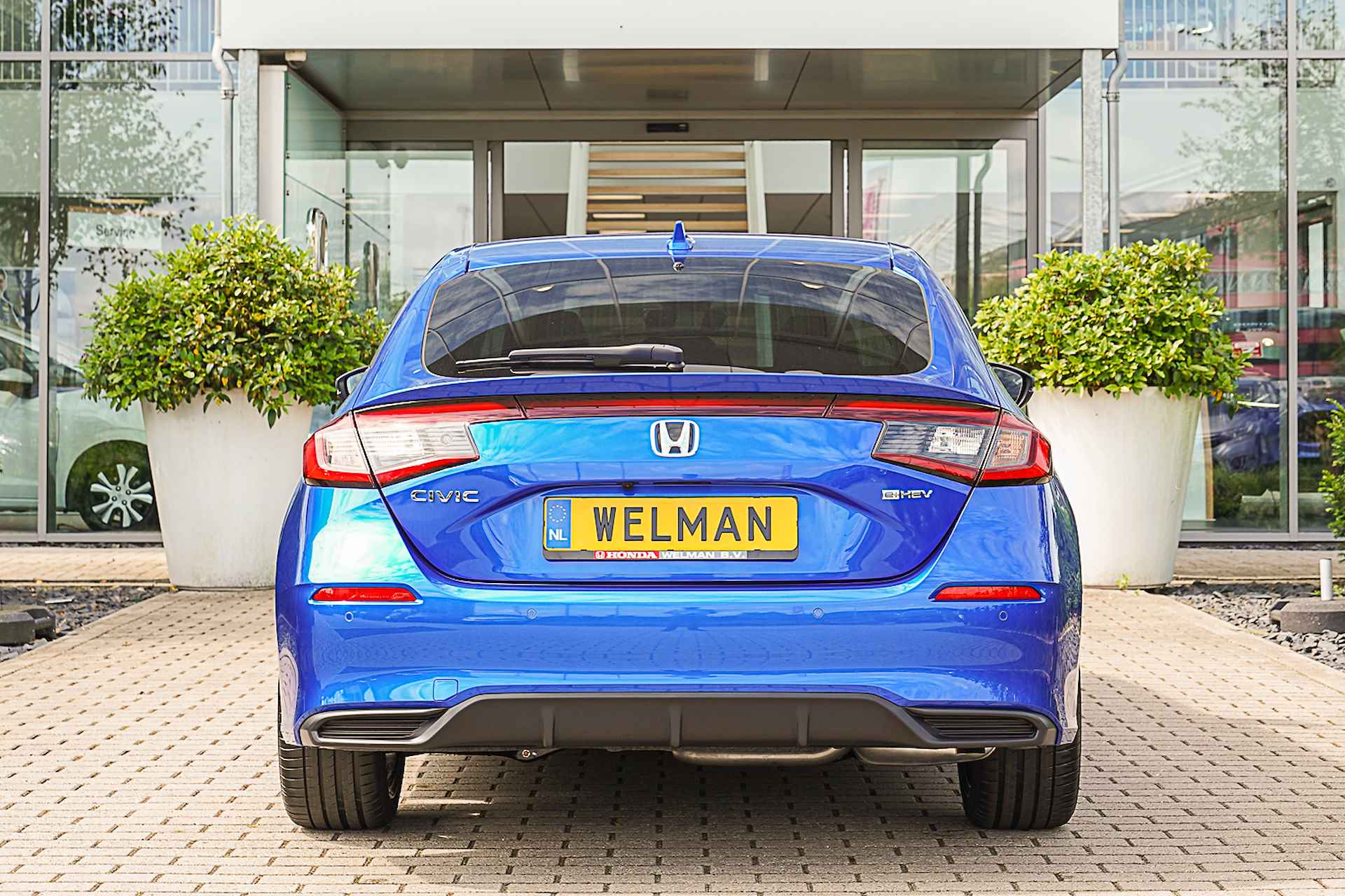 Honda Civic 2.0i e:HEV SPORT - HYBRID - NIEUW - HYBRID - AUTOMAAT - 55/56