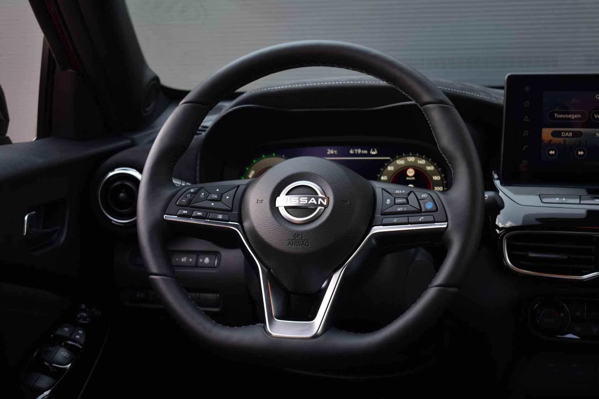 Nissan Juke 1.6 Hybrid N-Design | Model 2024 | Navigatie | Climate Control | Lederen Bekleding | Rondom Camera | Bose - 24/43