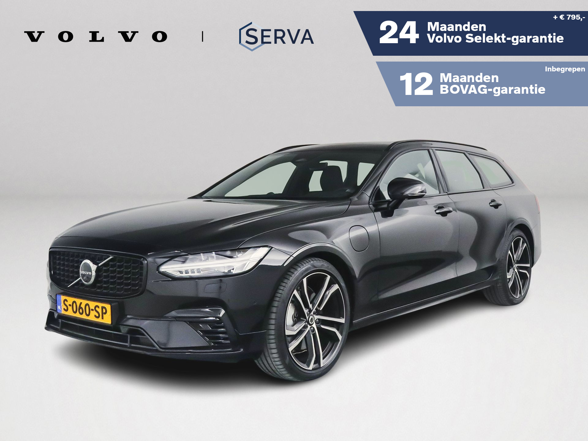 Volvo V90 T6 Aut. Recharge AWD Ultimate Dark | Panoramadak | Bowers & Wilkins | Luchtvering | 360º camera