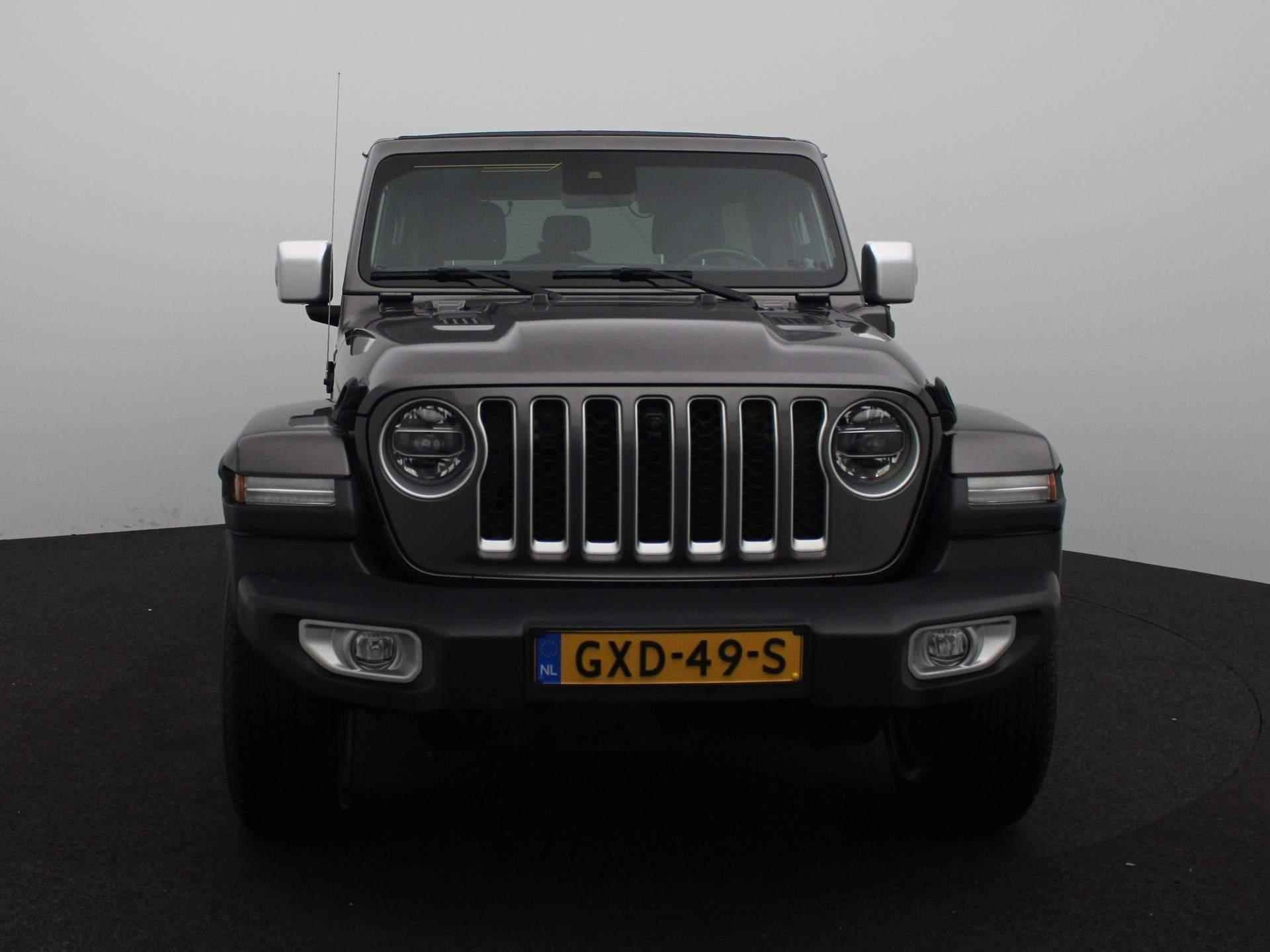 Jeep Wrangler Unlimited 4xe 380 Sahara | Cabrio/Schuifdak | Camera voor + achter | Lederen bekleding | Stoel+Stuurverwarming | Trekhaak afneembaar | - 3/29