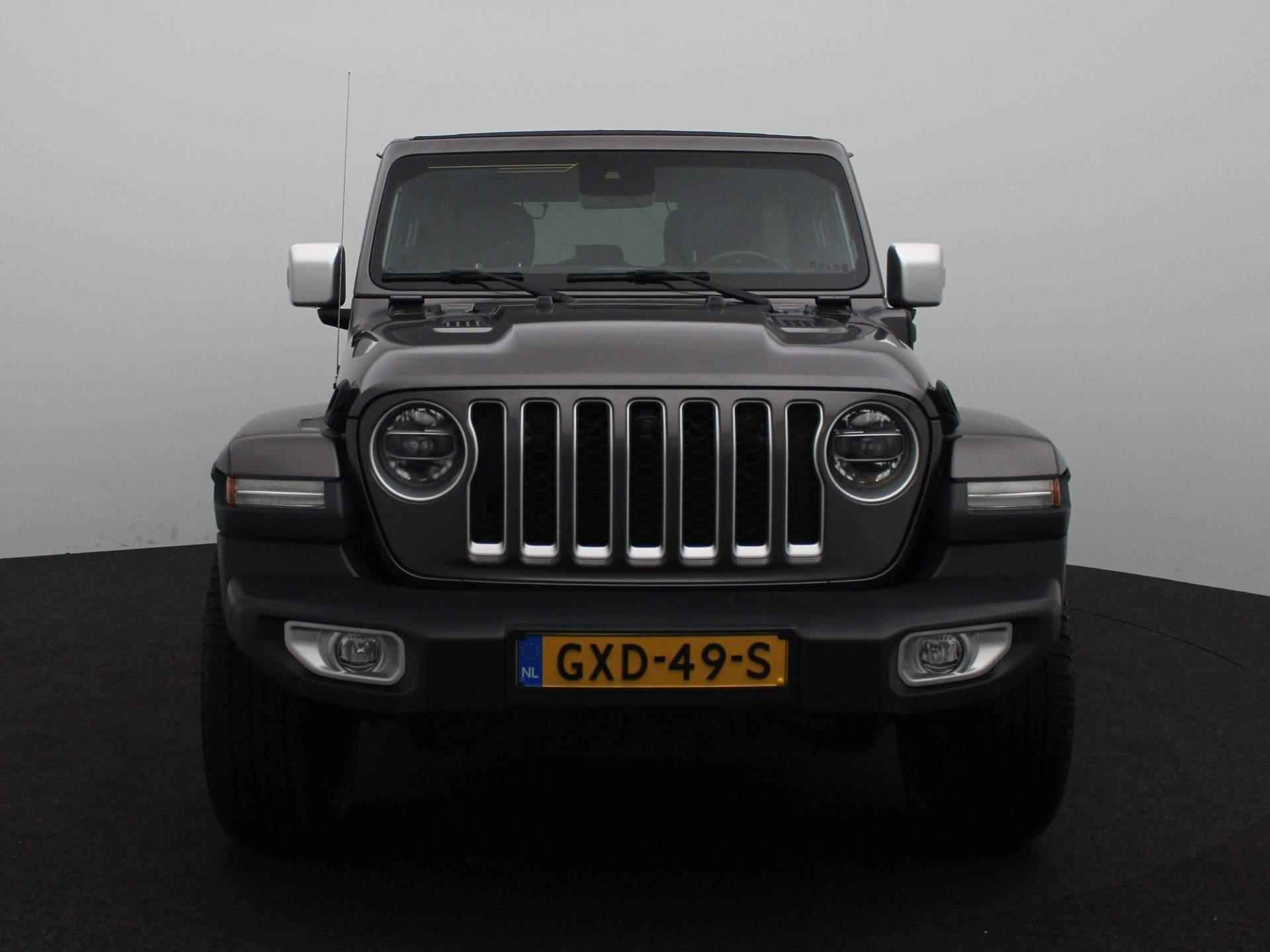 Jeep Wrangler Unlimited 4xe 380 Sahara | Cabrio/Schuifdak | Nieuwe 22'' LM Brute Velgen | Parkeercamera | Lederen bekleding | Stoel+Stuurverwarming | Trekhaak afneembaar | - 3/33