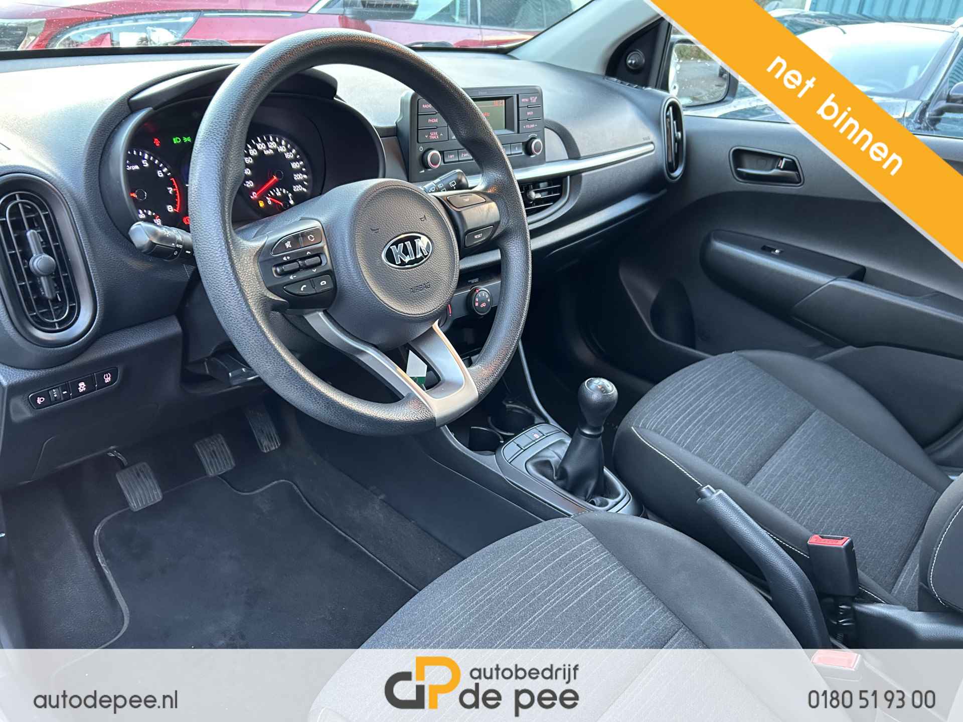 Kia Picanto 1.0 CVVT EconomyPlusLine GARANTIE/5-DEURS/AIRCO/BLUETOOTH/RADIO-USB/EL.RAMEN rijklaarprijs! - 4/15