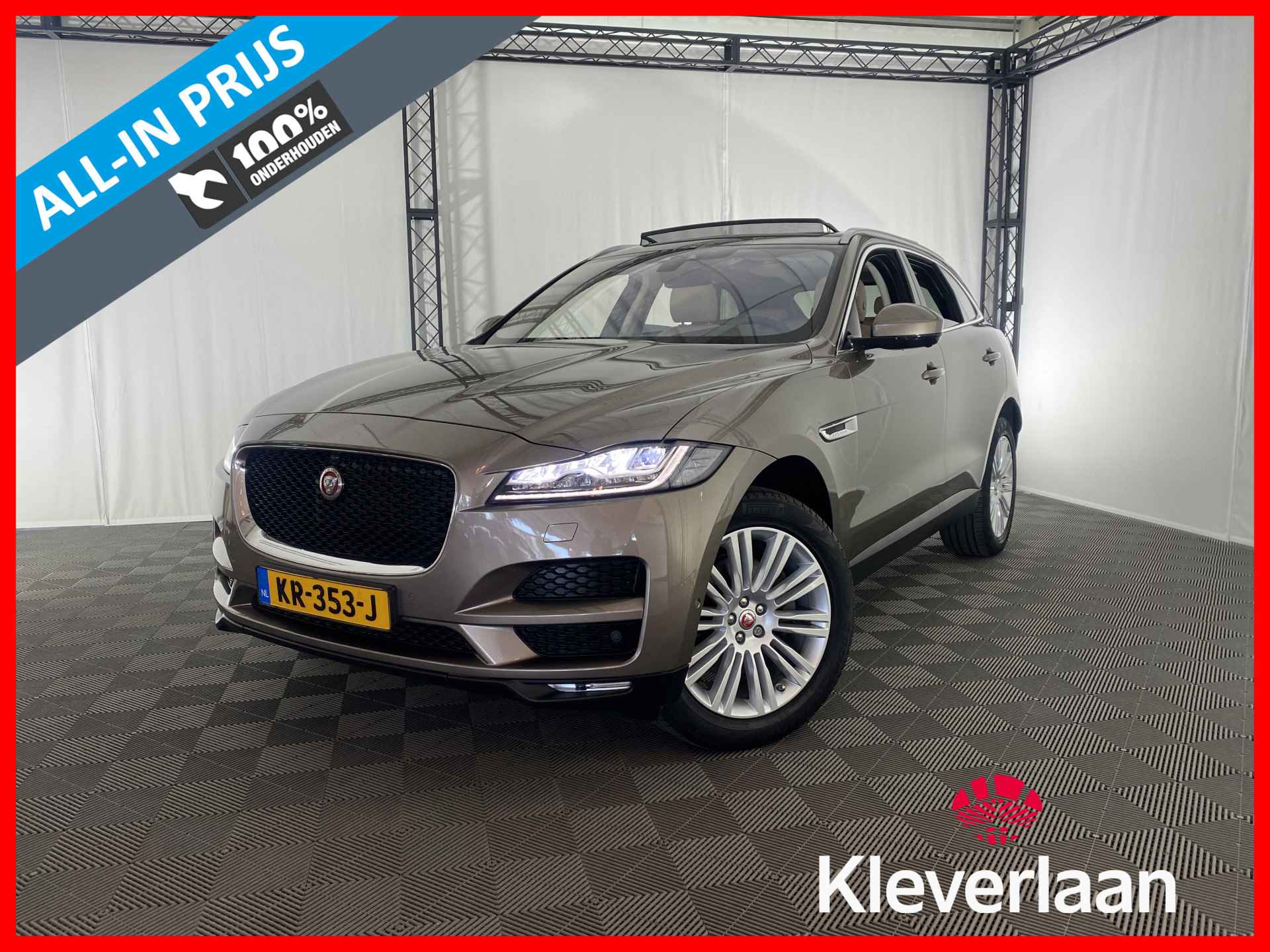 Jaguar F-Pace 3.0 S AWD 300 PK Automaat 49.000 km.!! | Navi | Memory | Leer | Pano-Dak | - 1/50