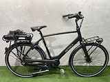 Cortina E-Common | 600Wh. Heren Jet Black Matt 61cm