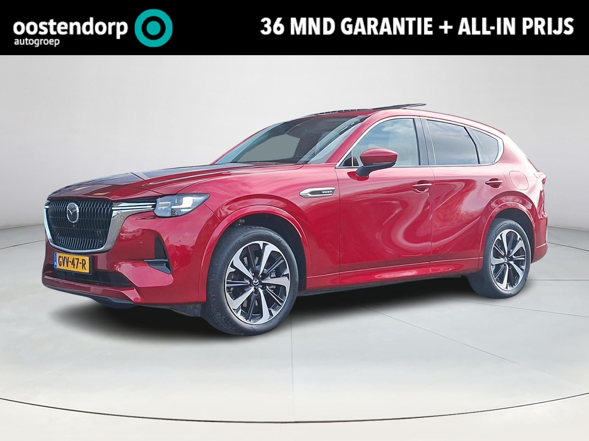 Mazda CX-60 2.5 e-SkyActiv PHEV Takumi | Stoelverwarming/verkoeling | Leder | Apple Carplay/Android Auto | Panoramadak | Elektrische achterklep | 36 maanden garantie |