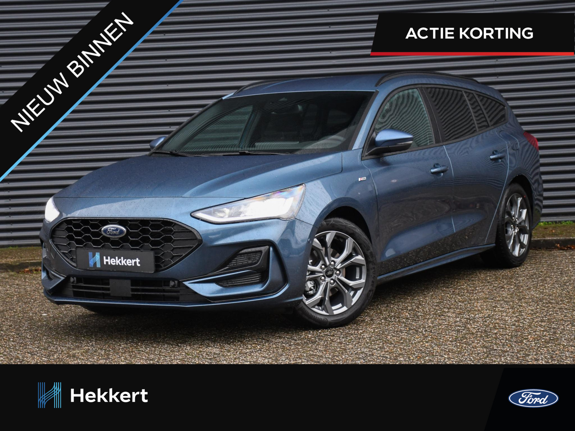 Ford Focus Wagon ST Line 1.0 EcoBoost Hybrid 125pk ADAPT. CRUISE | 17''LM | PDC + CAM. | DAB | DODE HOEK | WINTER PACK