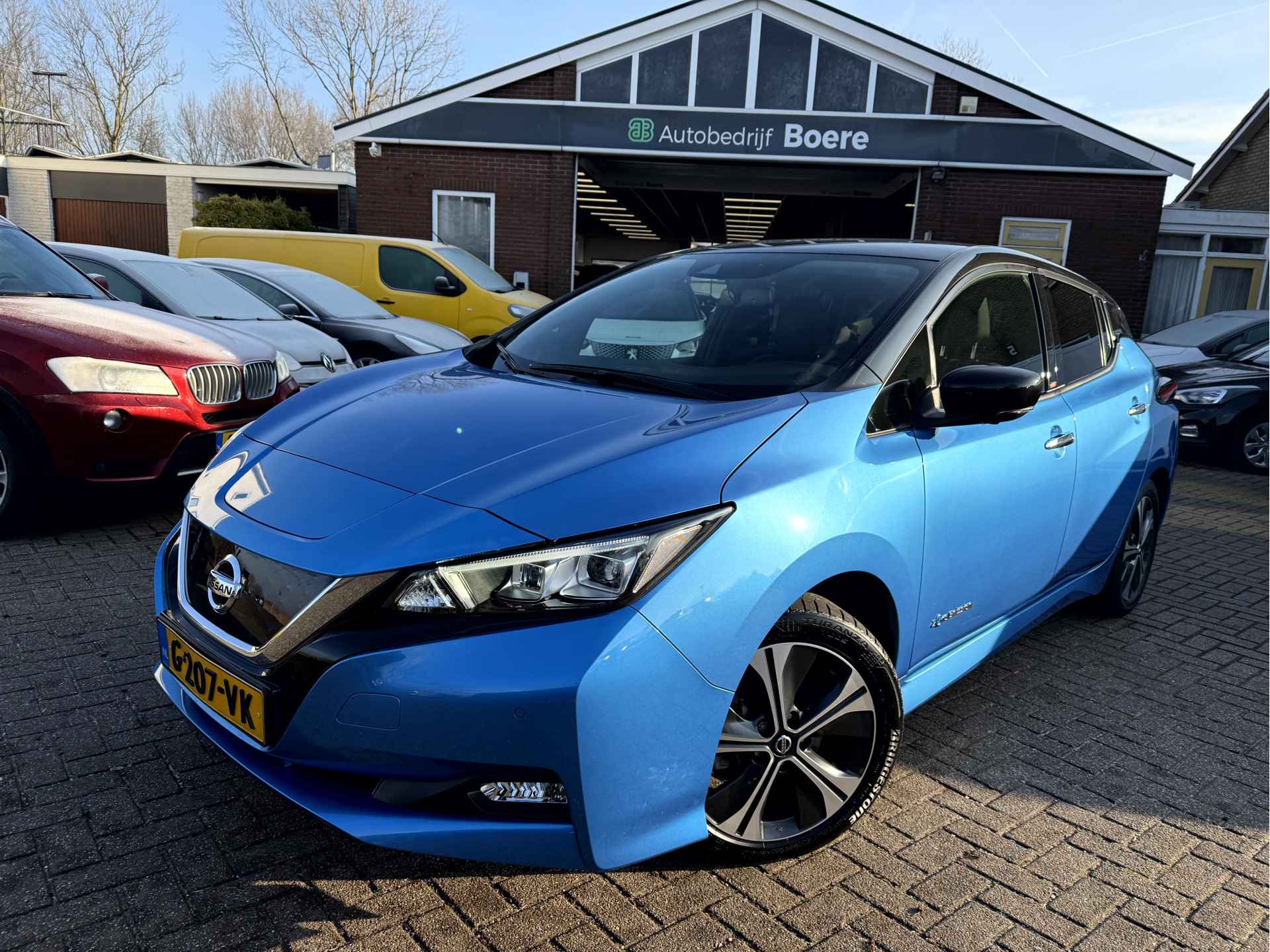 Nissan Leaf Tekna 40 kWh Leer,  Camera, Stoelverwarming