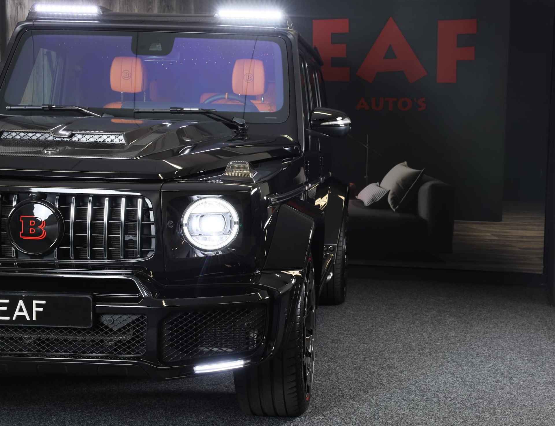 Mercedes-Benz G-klasse 63 Edition 1 BRABUS UITVOERING / Acc / Lane Assist / Dode Hoek / Leder / Open Dak / 360 Camera / 24 Inch - 68/72