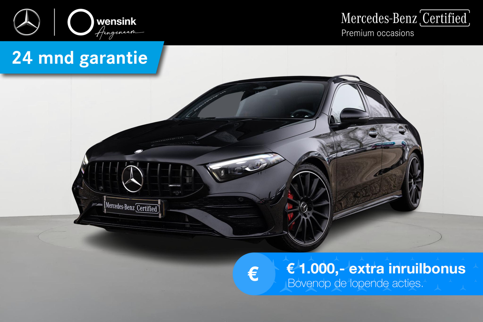 Mercedes-Benz A-klasse AMG 35 4MATIC NIGHT | Facelift !!! | Burmester | Panoramaschuifdak | MULTIBEAM LED | AMG Aerodynamica pakket | Augmented Reality Camera |