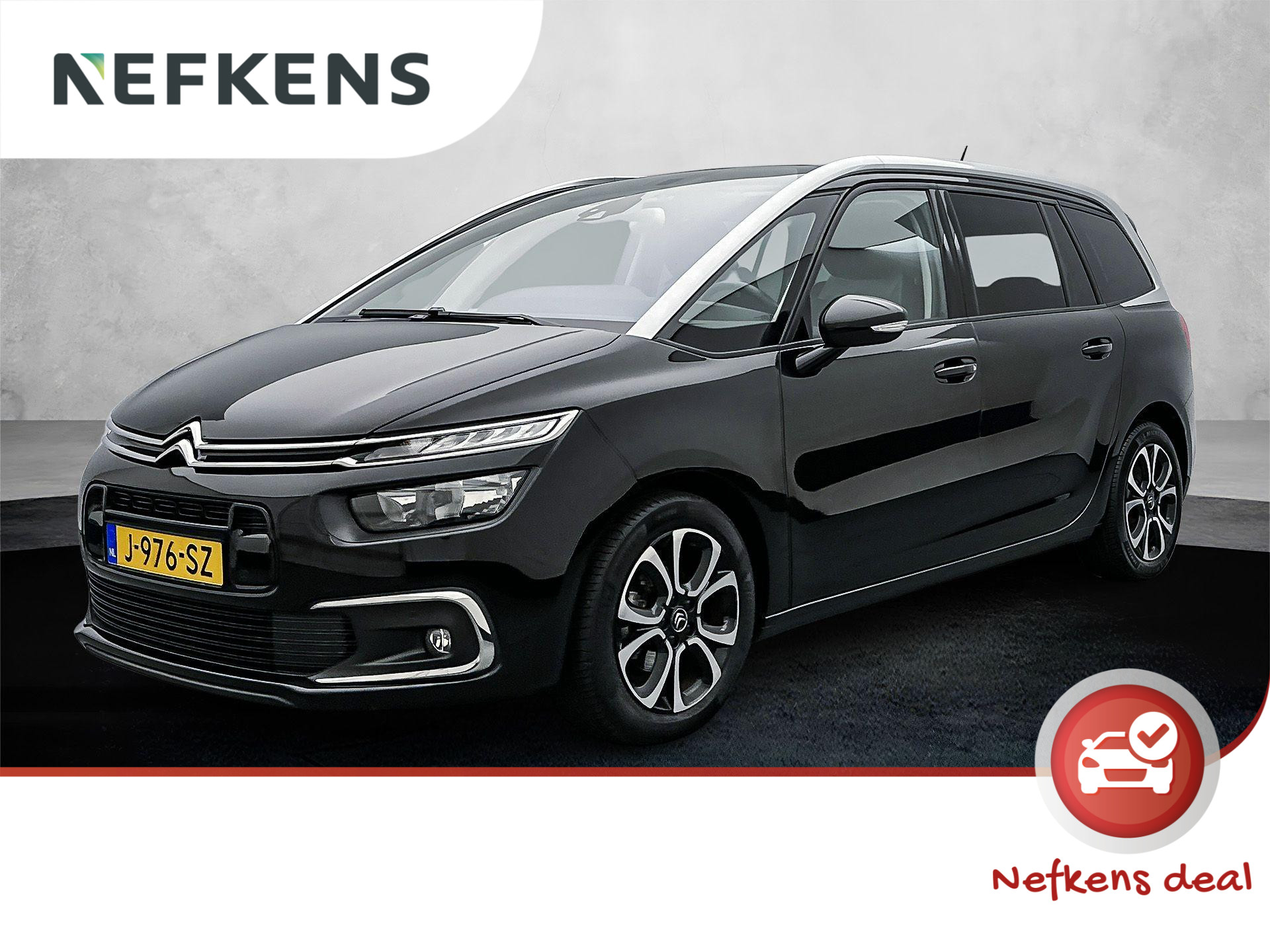 Citroen Grand C4 SpaceTourer Shine 130 pk Automaat | Navigatie | Glazen Panoramadak | Achteruitrijcamera | Verwarmde Voorstoelen met Massagefunctie | Keyless Entry/Start | Trekhaak | Adaptieve Cruise Control | 17" Lichtmetalen Velgen | Apple Carplay/Android Auto |