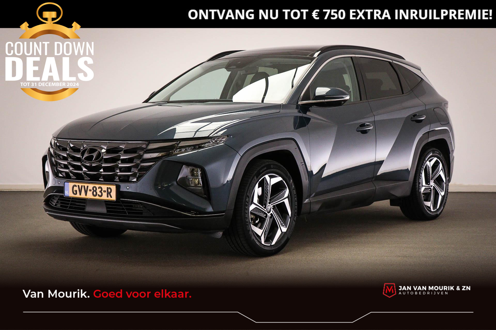 Hyundai Tucson 1.6 T-GDI PHEV Premium Sky 4WD | PANORAMADAK | STOELKOELING | 360 CAMERA | DEALER ONDERHOUDEN