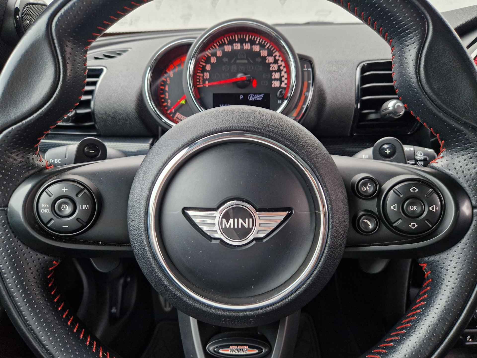 Mini Mini Clubman 2.0 John Cooper Works ALL4 Chili | Pano | Stoelverwarming | Clima | PDC | LED | Cruise | - 16/27