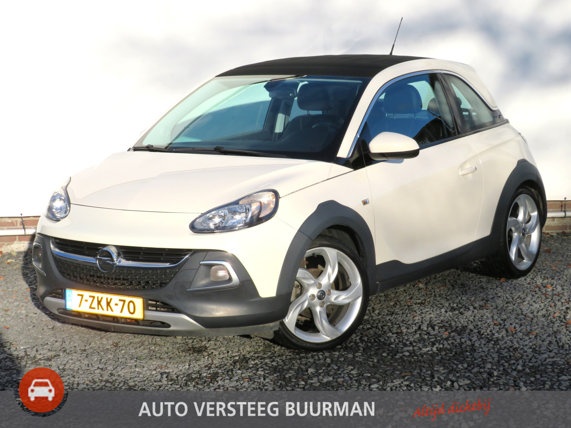 Opel ADAM 1.0 Turbo Rocks, Cabriodak, Stoel en Stuurverwarming, ORG NL! 18 Inch, half leder, mooie complete auto!