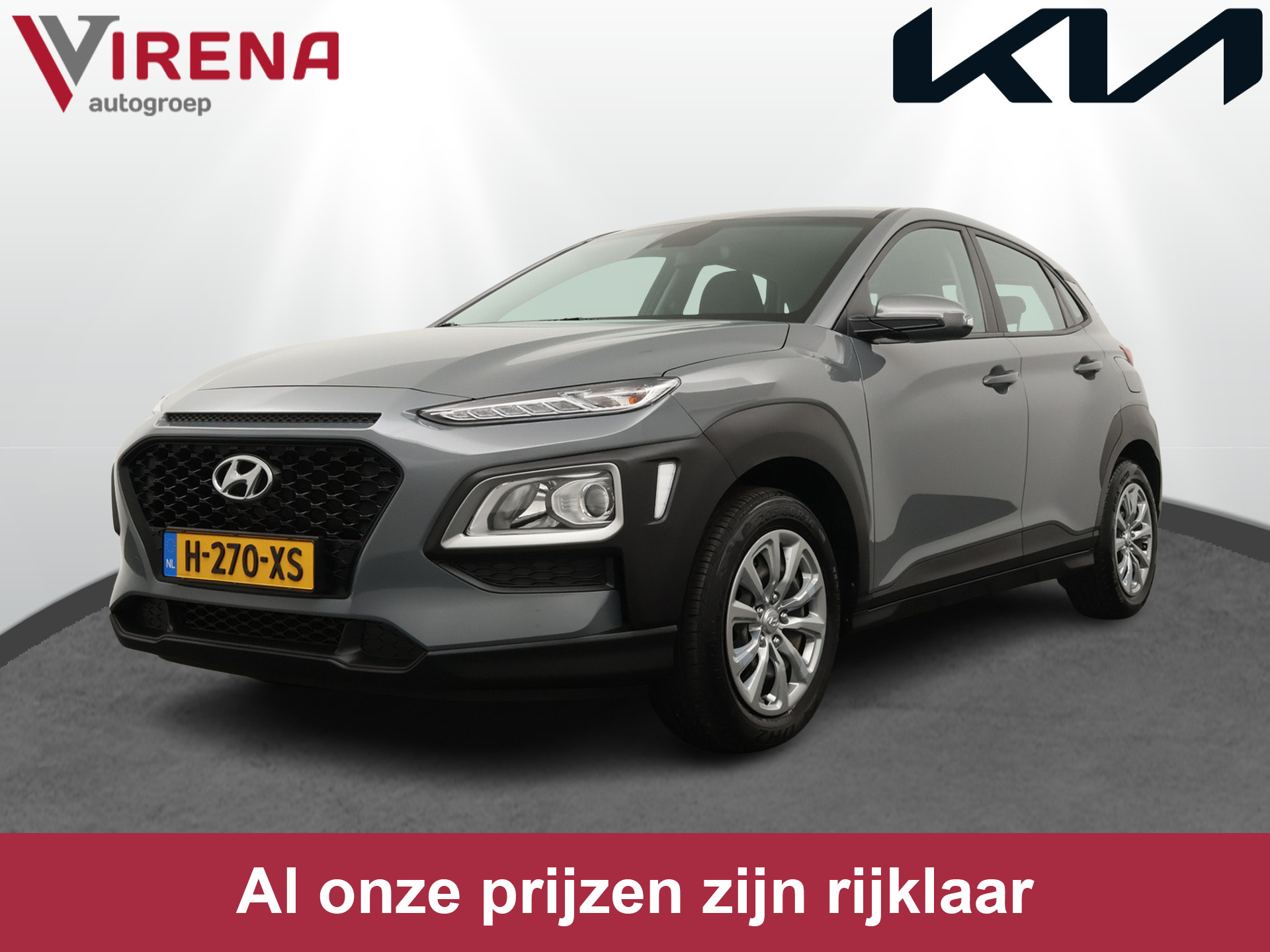 Hyundai KONA 1.0 T-GDI i-Drive 120PK - Airco - Trekhaak - Bluetooth - Cruise control - 12 maanden Bovag garantie