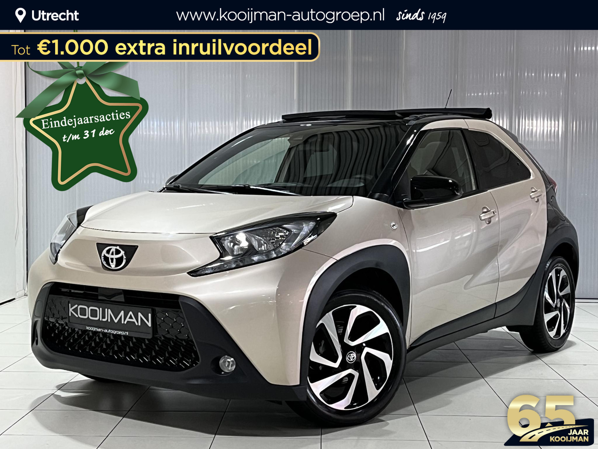 Toyota Aygo X 1.0 VVT-i MT Envy Leuke Two-tone Cabrio! | Navigatie | Keyless | Achteruitrij camera | Apple Carplay/Android Auto | Adaptive cruise control | Draadloze telefoonlader | Toyota garantie tot 2033!