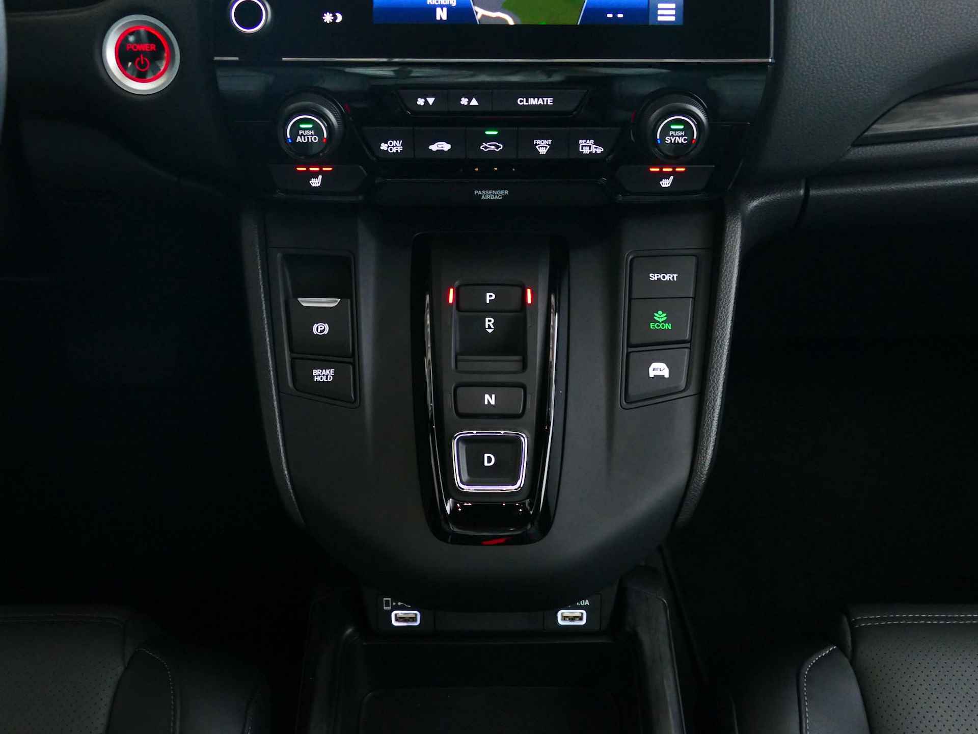 Honda CR-V 2.0 E:HEV HYBRID 184 PK BLACK EDITION LEER ADAP.CRUISE LED PREMIUM AUDIO CAMERA DAB STOELVERW 03/2023 - 24/74