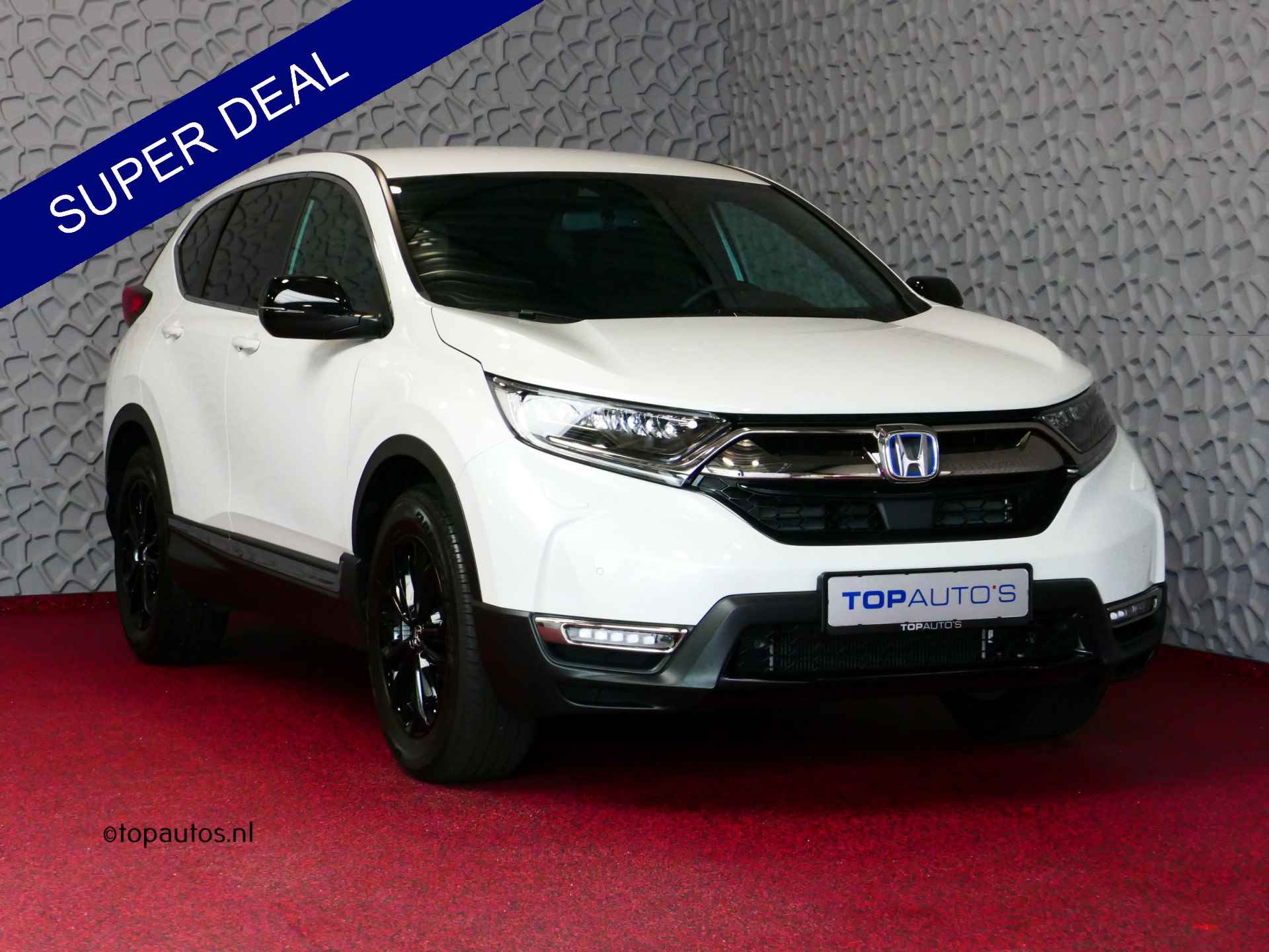 Honda CR-V 2.0 E:HEV HYBRID 184 PK BLACK EDITION LEER ADAP.CRUISE LED PREMIUM AUDIO CAMERA DAB STOELVERW 03/2023 - 1/74