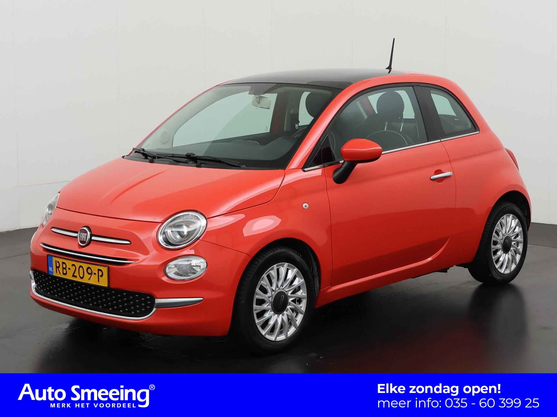 Fiat 500 0.9 TwinAir Turbo Lounge Automaat | Panoramadak | Parkeersensor | Lichtmetalen Velgen | Zondag Open!