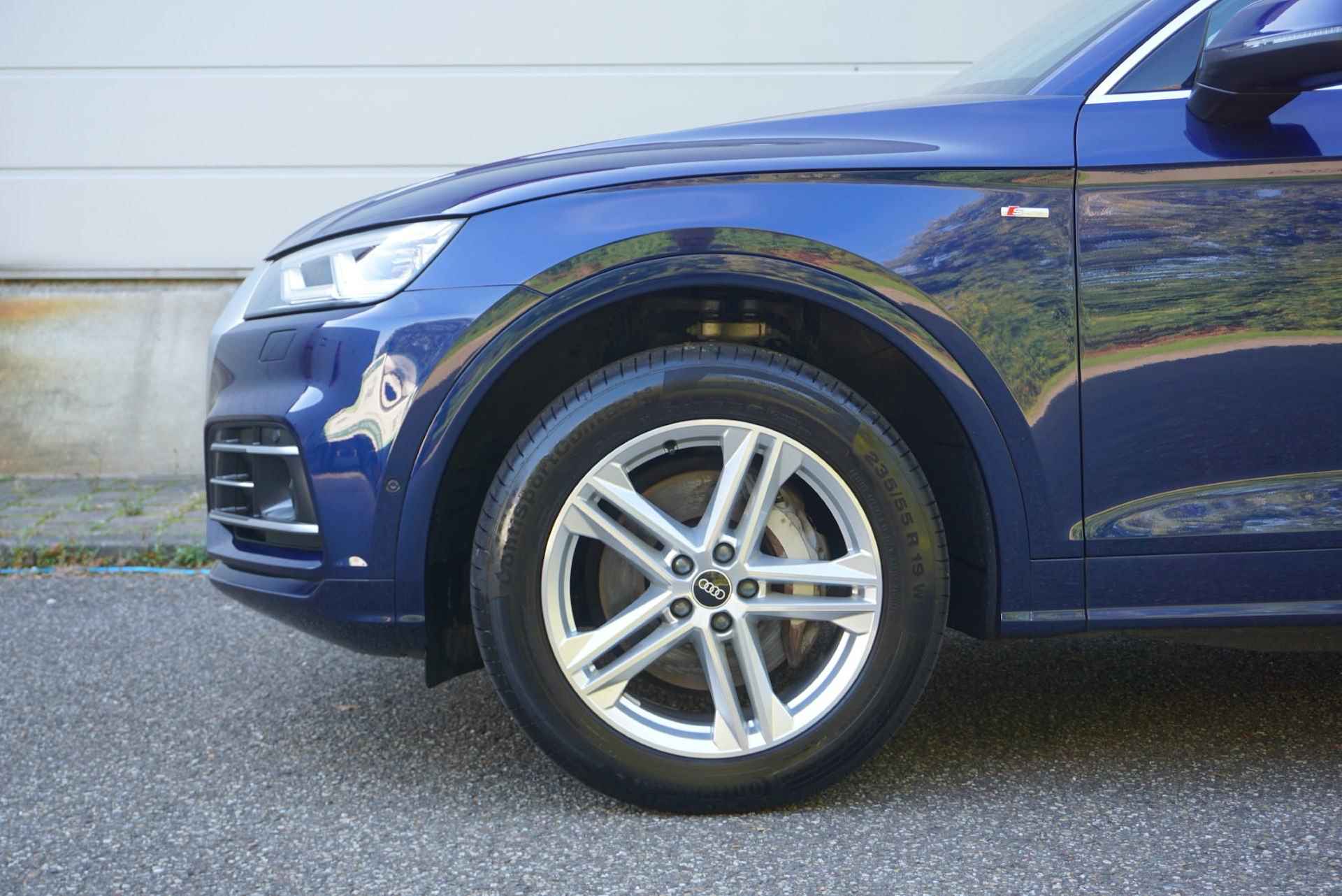 Audi Q5 50 TFSIe 299pk PHEV S Edition | Keyless | Verwarmbaar Stuur| Adaptive Cruise | Matrix LED | Stoelverwarming V/A - 13/44