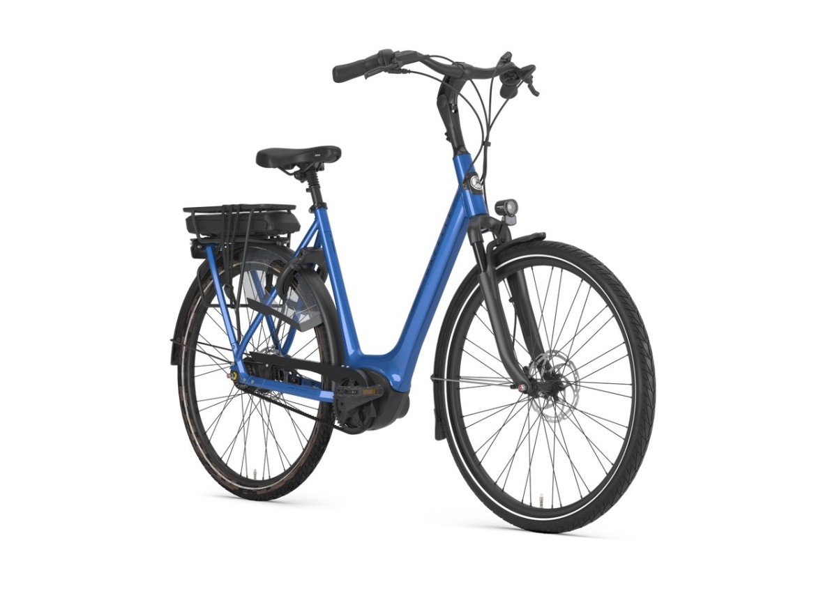 GAZELLE Orange test e-bike DAMES Tropical Blue Glans 53cm 2025