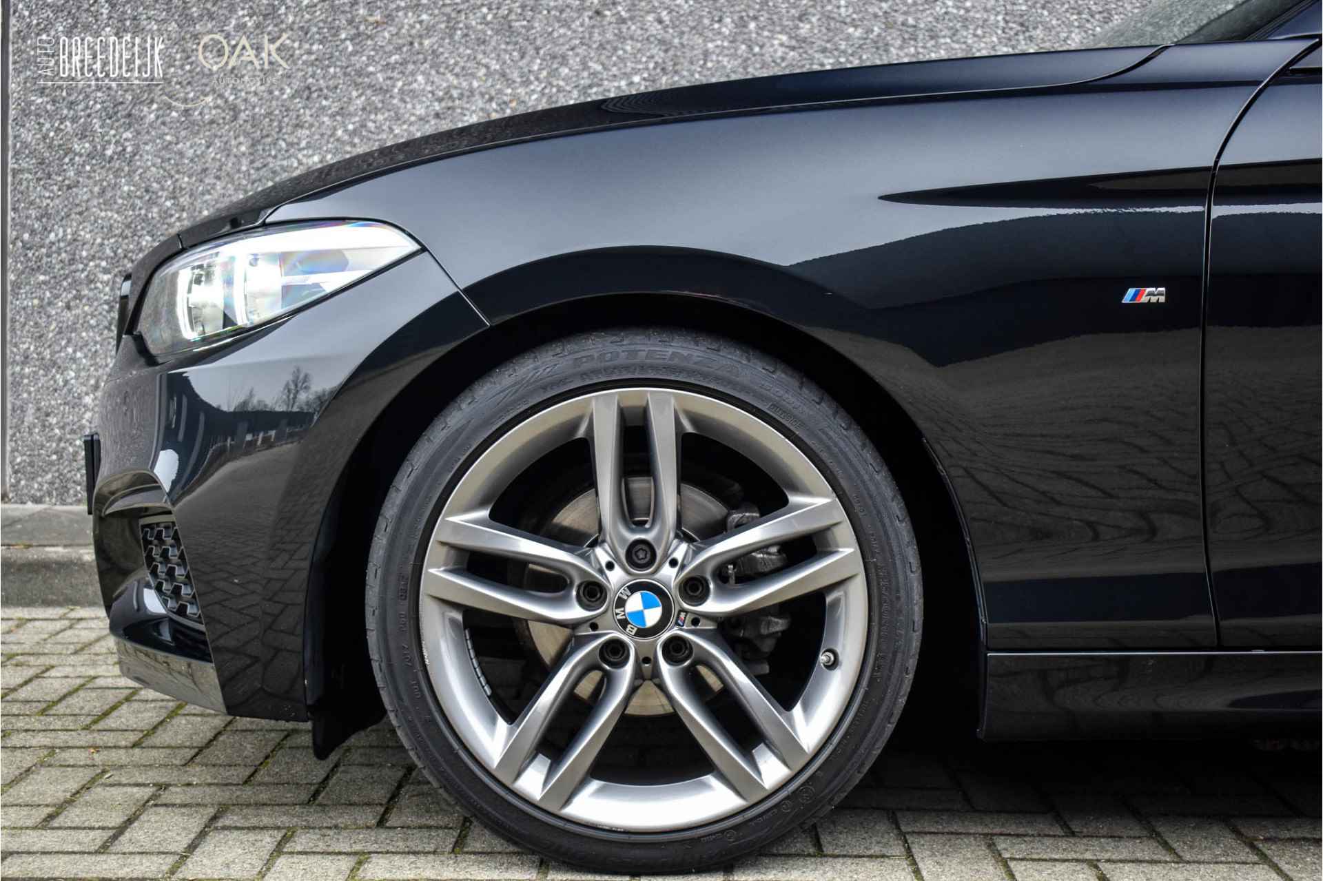 BMW 2 Serie Cabrio 218i Aut. | M-Sport | NaviProf | Leder | Xenon | 18"LM | NL Auto | Sapphire Zwart - 9/23