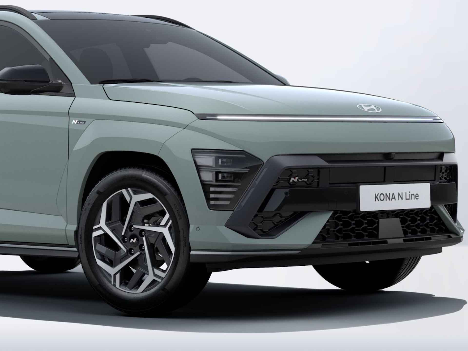 Hyundai KONA 1.6 GDI HEV N Line Sky | € 4.489,- Voorraad Voordeel | Glazen schuif-/ kanteldak - 6/9