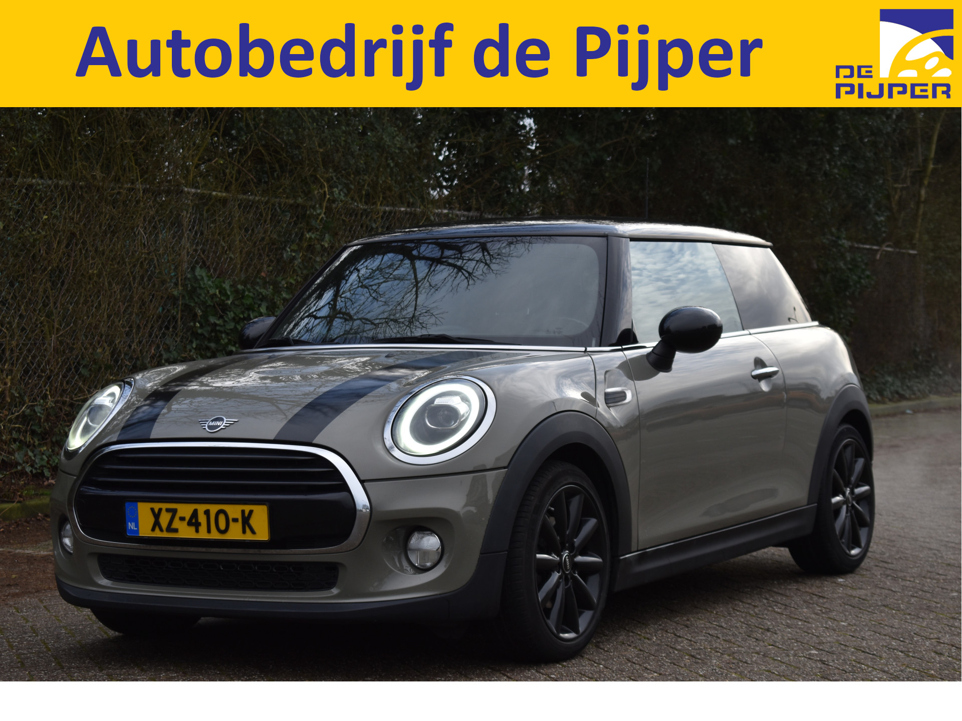 MINI Mini 1.5 Cooper Chili Business Bi-Tone | NL-Auto | Z+W banden | Leder | Nav | Carplay | Cruise Contr | LED  / Xenon | LM-Velgen