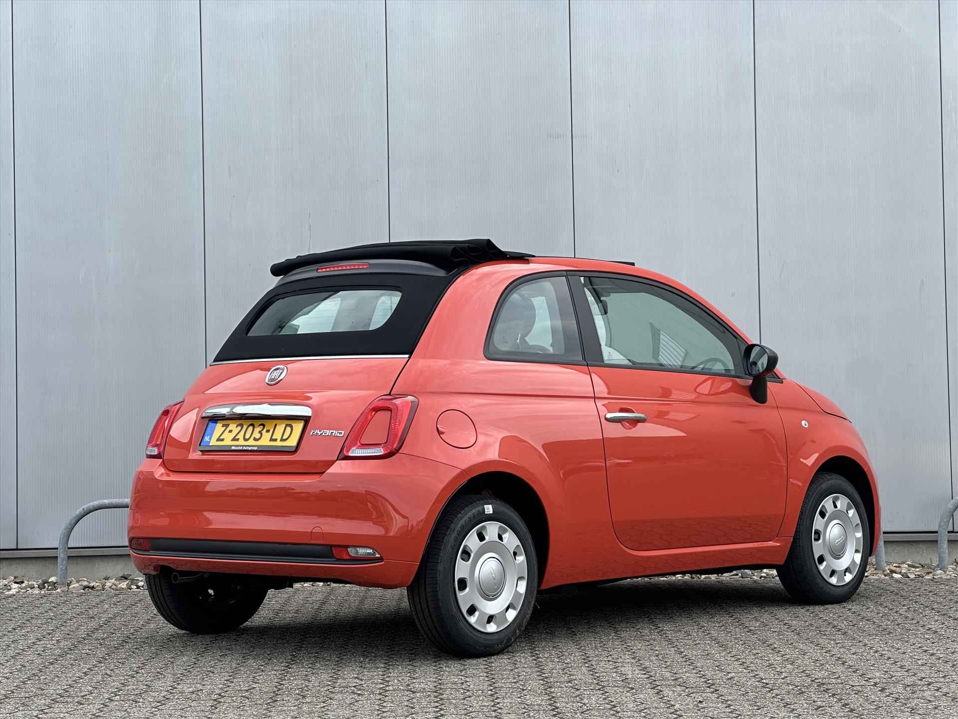 FIAT 500c 70pk Hybrid Urban | Airco | Bluetooth| Uit voorraad leverbaar! - 6/36