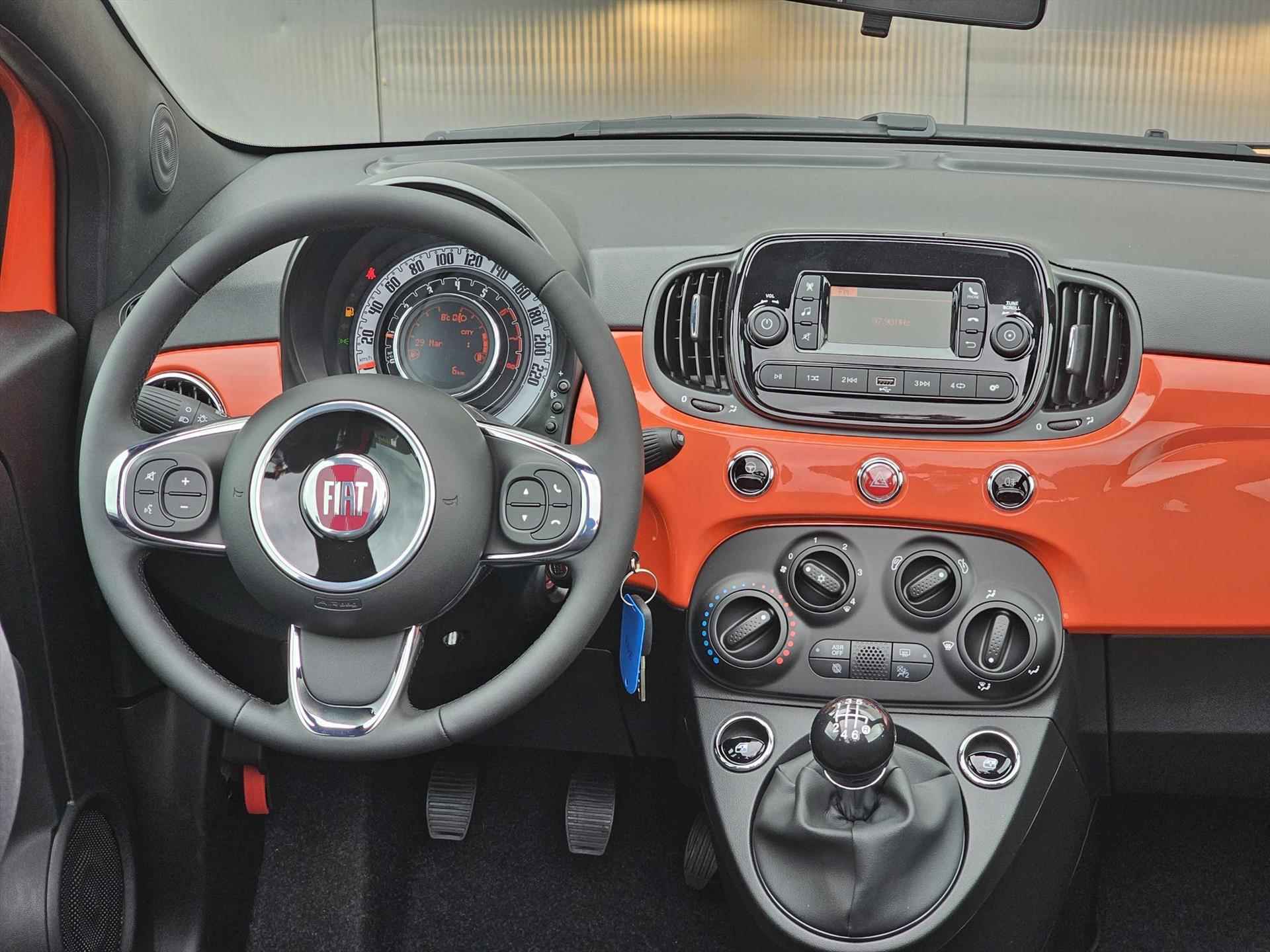 FIAT 500c 70pk Hybrid Urban | Airco | Bluetooth| Uit voorraad leverbaar! - 12/36