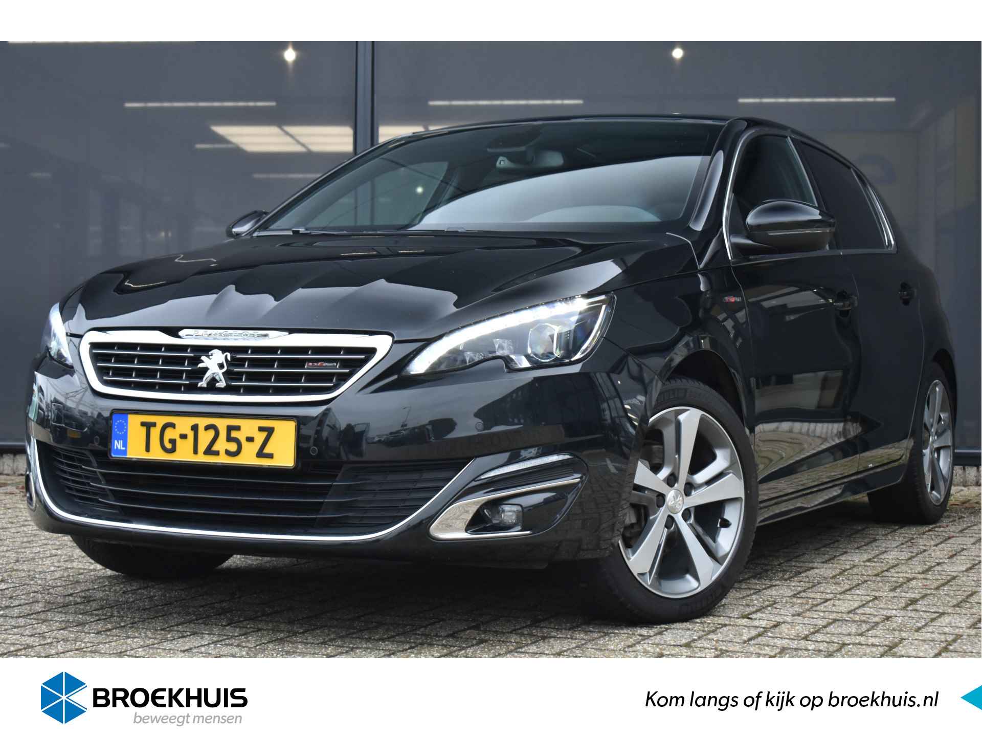 Peugeot 308 1.2 PureTech GT-line 130pk | Panoramadak | Achteruitrijcamera | Dealeronderhouden | Full-LED | Climate Control | Navigatie | Par - 1/52