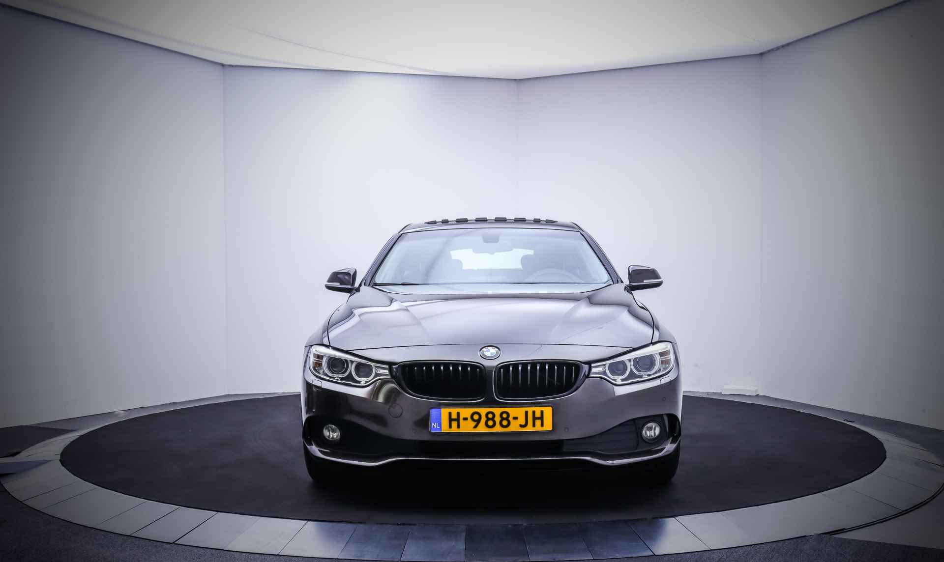 BMW 4 Serie Gran Coupé 418dA Luxury SCHUIFDAK/LEDER/XENON/NAVI/CRUISE/PDC V+A/LMV 18'' - 2/27
