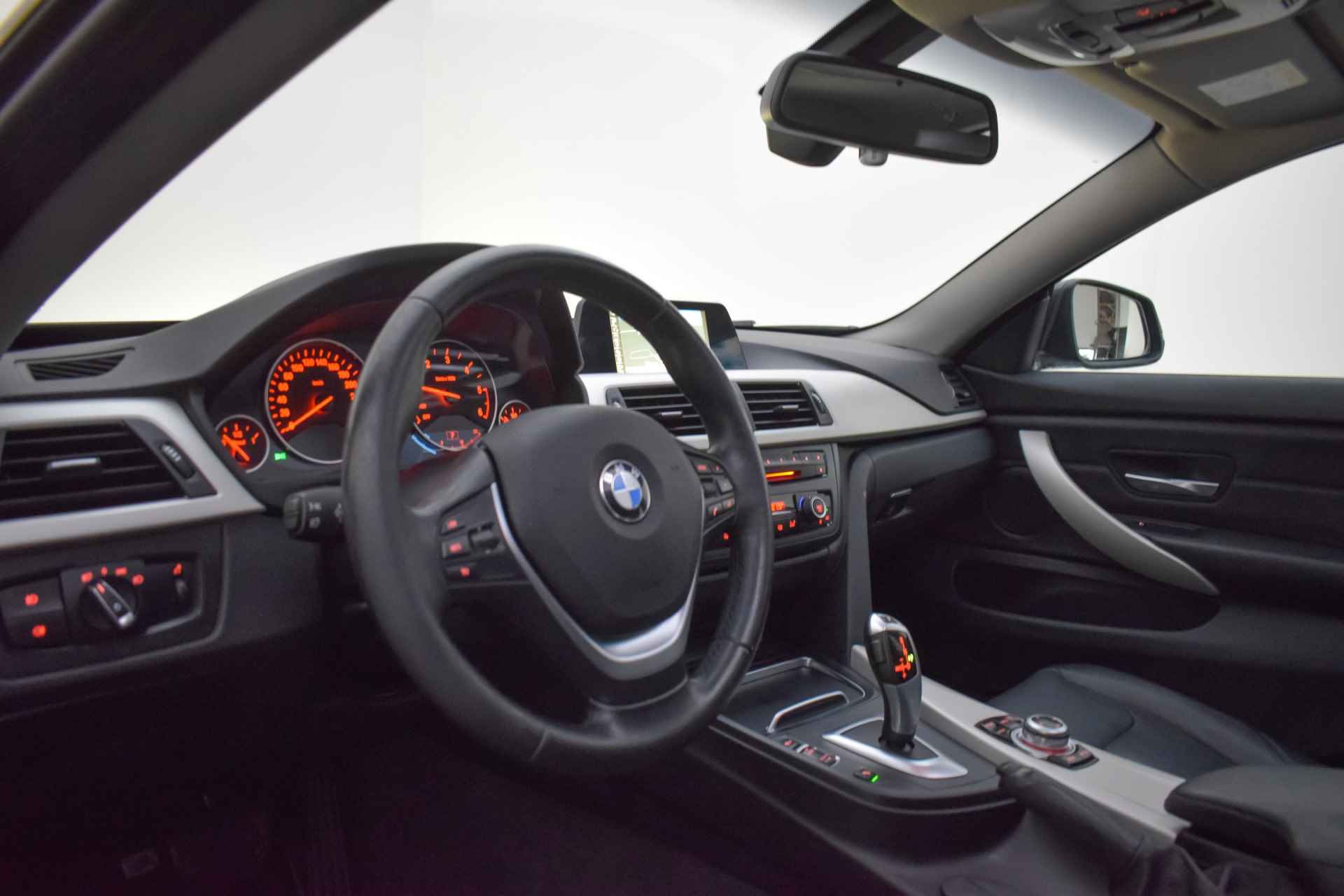 BMW 4 Serie Gran Coupé 418dA Luxury SCHUIFDAK/LEDER/XENON/NAVI/CRUISE/PDC V+A/LMV 18'' - 16/27