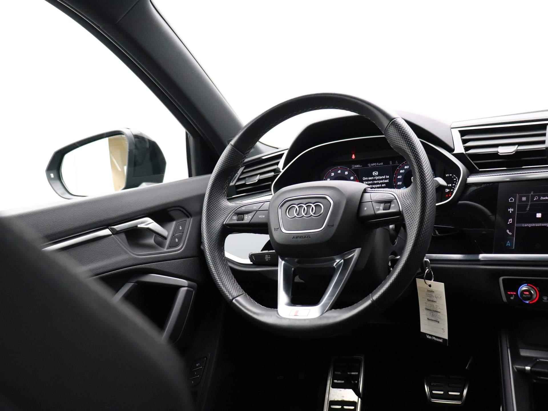 Audi Q3 35 TFSI S edition 150 PK | Automaat | S-line | Camera | Stoelverwarming | LED | Virtual cockpit | Lichtmetalen velgen | - 11/45