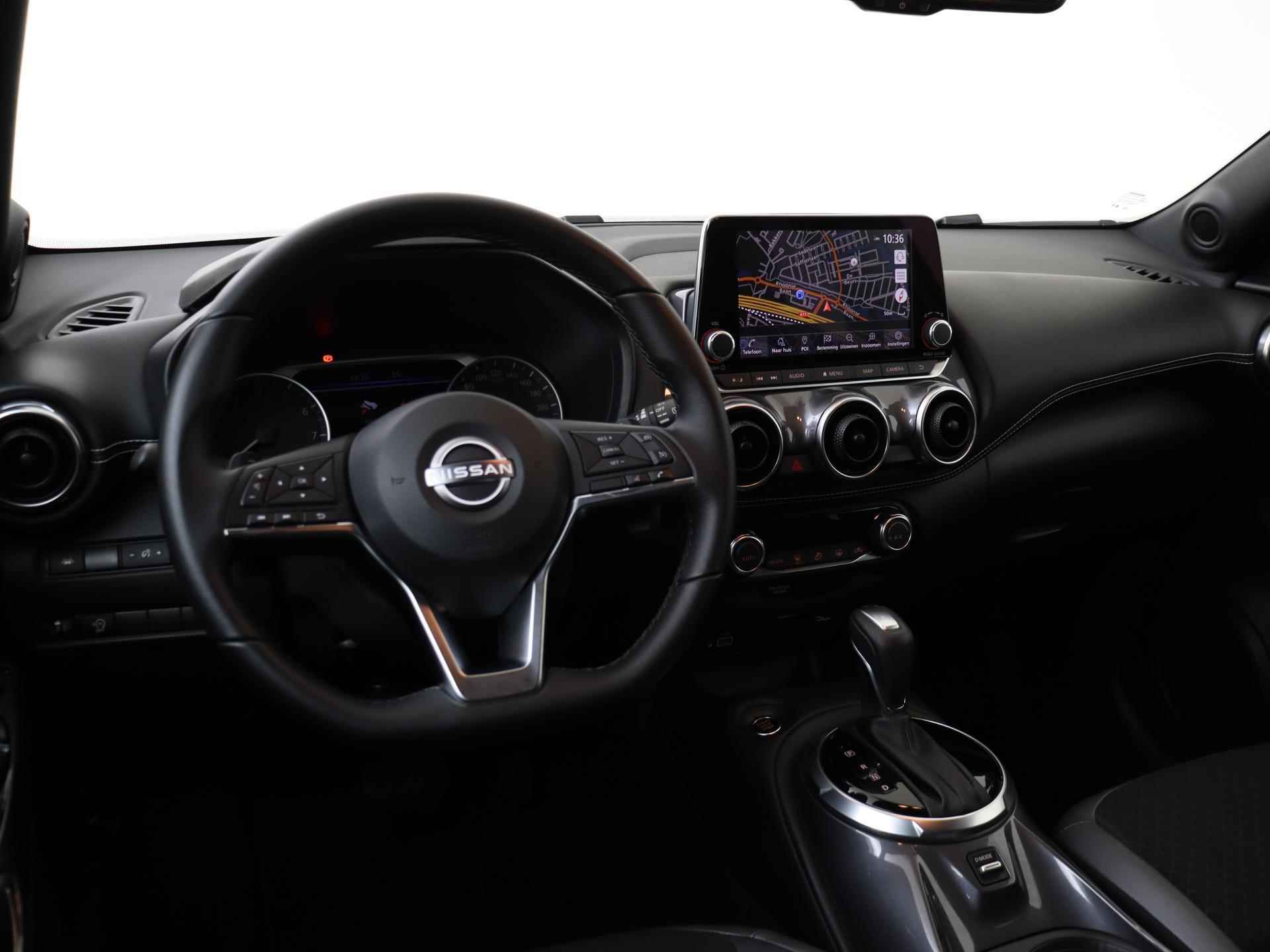Nissan Juke 1.0 DIG-T N-Design | Camera | PDC voor+achter | Climate Control | Full-Map Navigatie | Apple Carplay & Android Auto | 19" LMV | Two-Tone - 6/31