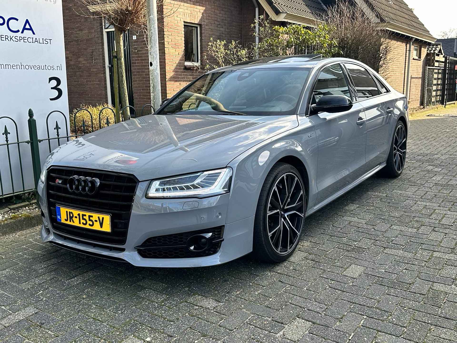 Audi A8 4.0 TFSI S8 quattro Audi Exclusive V8T 520PK/ Panodak/Carbon Remschijven S-Perfomance/Led/B&O/Leder/Virt. displ./ - 4/78