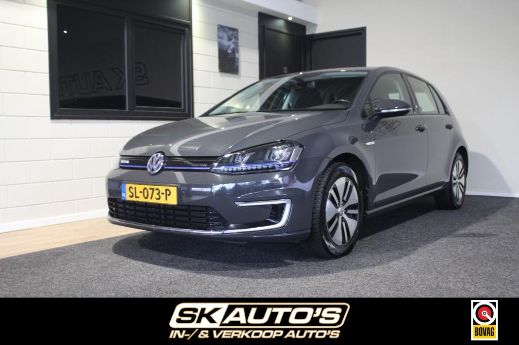 VOLKSWAGEN Golf E-GOLF NAVI 85KW 116PK AUTM AIRCO SUBSIDIE ALL-IN RIJKLAAR PRIJS