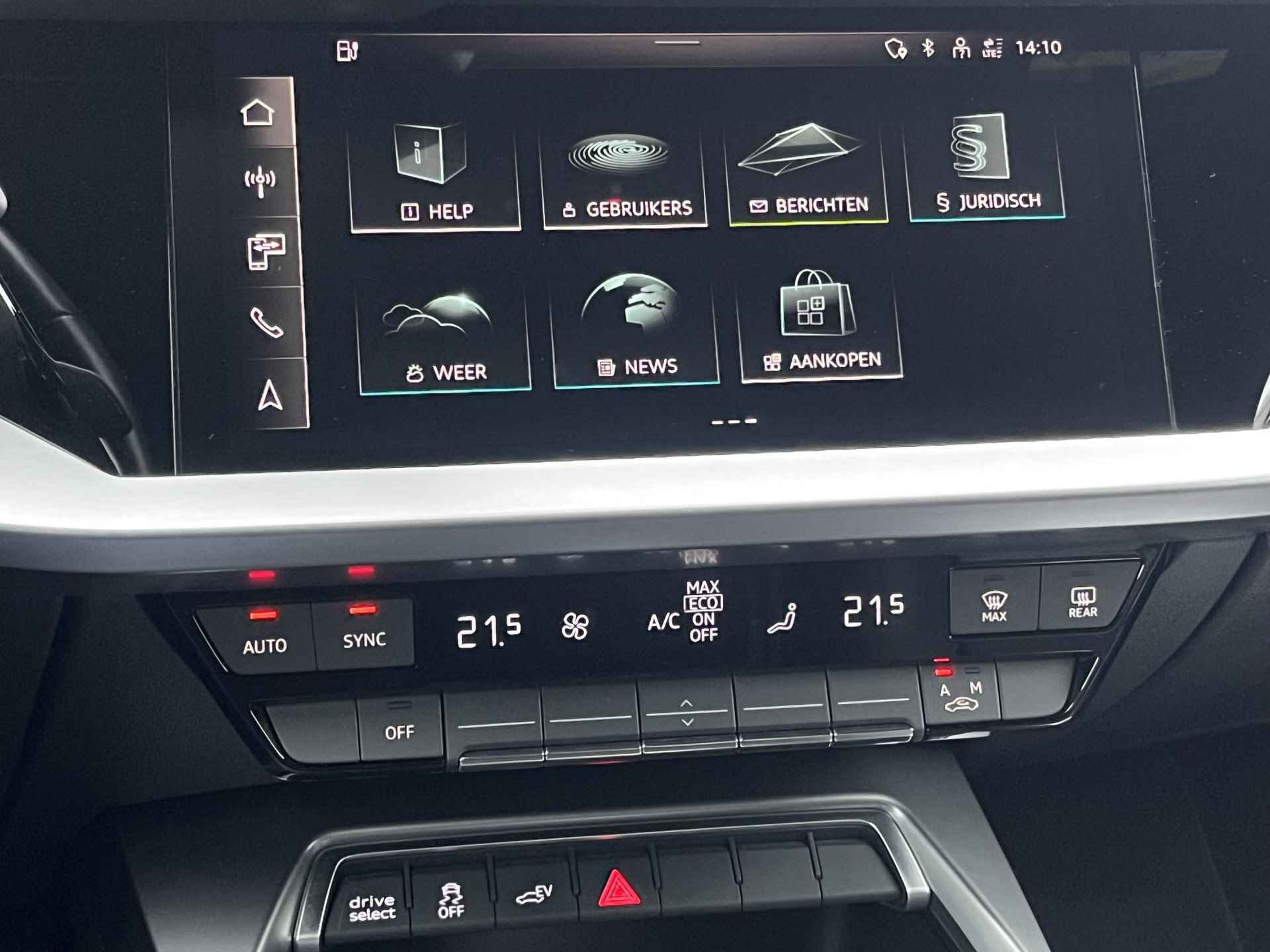 Audi A3 Sportback 40 TFSI e Business edition Nederlandse Auto / Climate control / Adaptieve Cruise Control / 17 inch Licht metalen velgen / Navigatie / Parkeersensors  / Volledig digitaal dashboard - 8/28