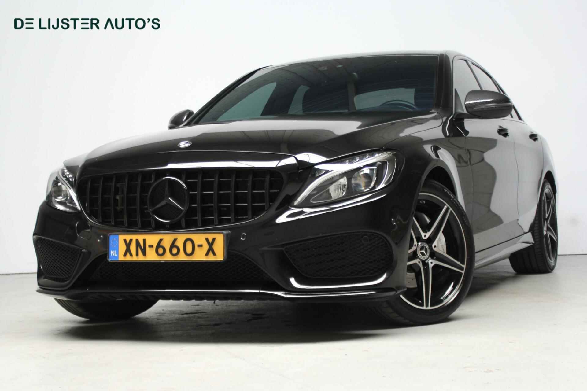 Mercedes C-klasse 180 AMG  Automaat |CARPLAY, CRUISE, LEDER + VERWARMD, SFEERVERLICHTING, NIGHT-PAKKET, PDC| - 1/24