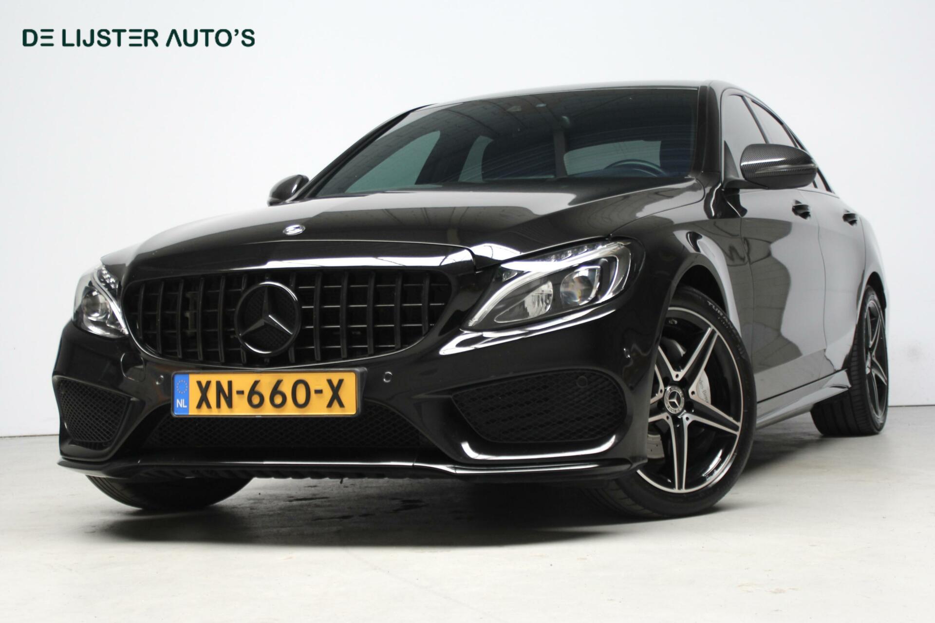 Mercedes C-klasse 180 AMG  Automaat |CARPLAY, CRUISE, LEDER + VERWARMD, SFEERVERLICHTING, NIGHT-PAKKET, PDC|