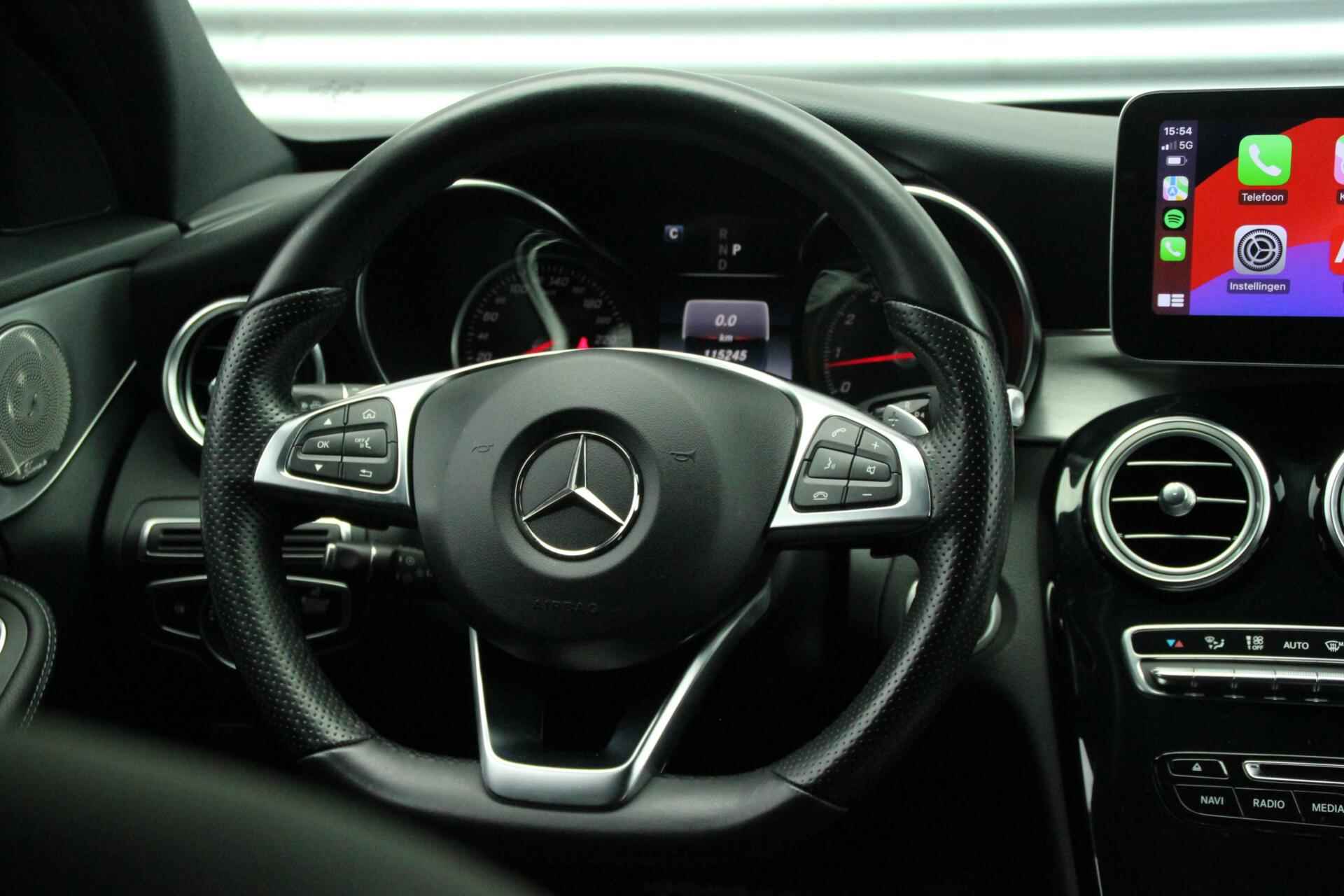 Mercedes C-klasse 180 AMG  Automaat |CARPLAY, CRUISE, LEDER + VERWARMD, SFEERVERLICHTING, NIGHT-PAKKET, PDC| - 13/24