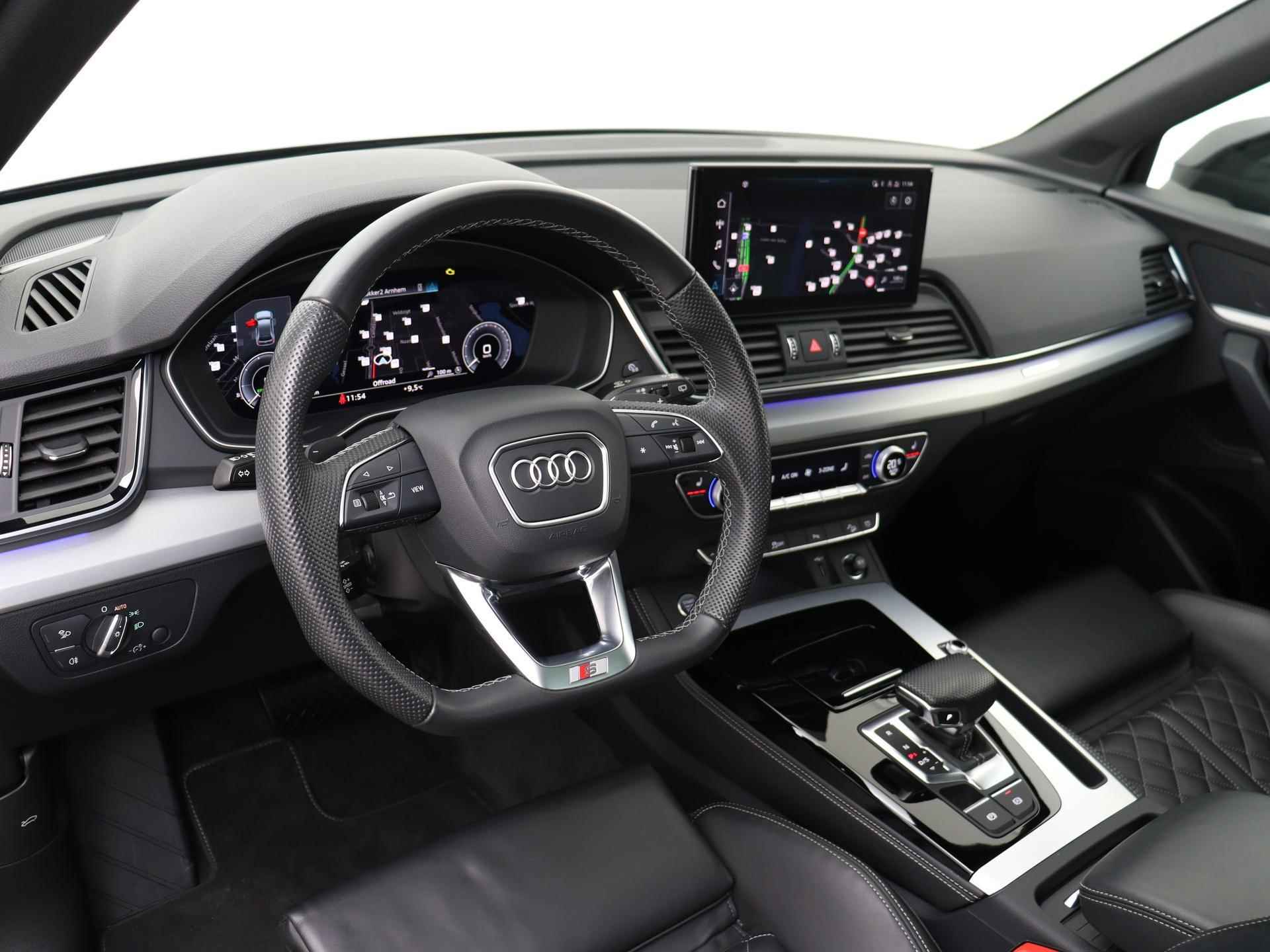 Audi Q5 55 TFSI e 367 PK quattro Competition | Pano.dak | B&O | Elekr. stoelen/geheugen | Nappa Leder | S-Line | Trekhaak | Stoelverwarming - 3/17