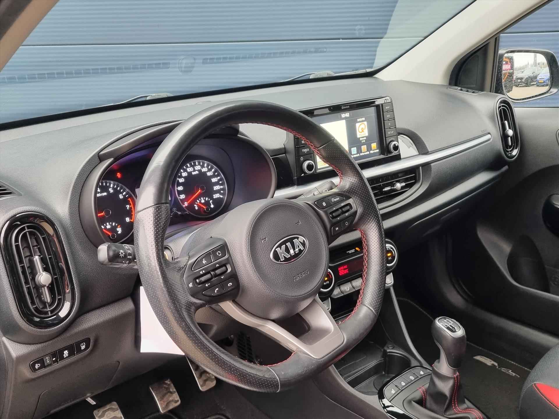 Kia Picanto 1.0 T-GDi 100pk 5-zits GT-Line | Cruise Control | Navigatie | Stoel-/Stuurverwarming | Climate Control | Camera | Dealer Onderhouden | - 9/34