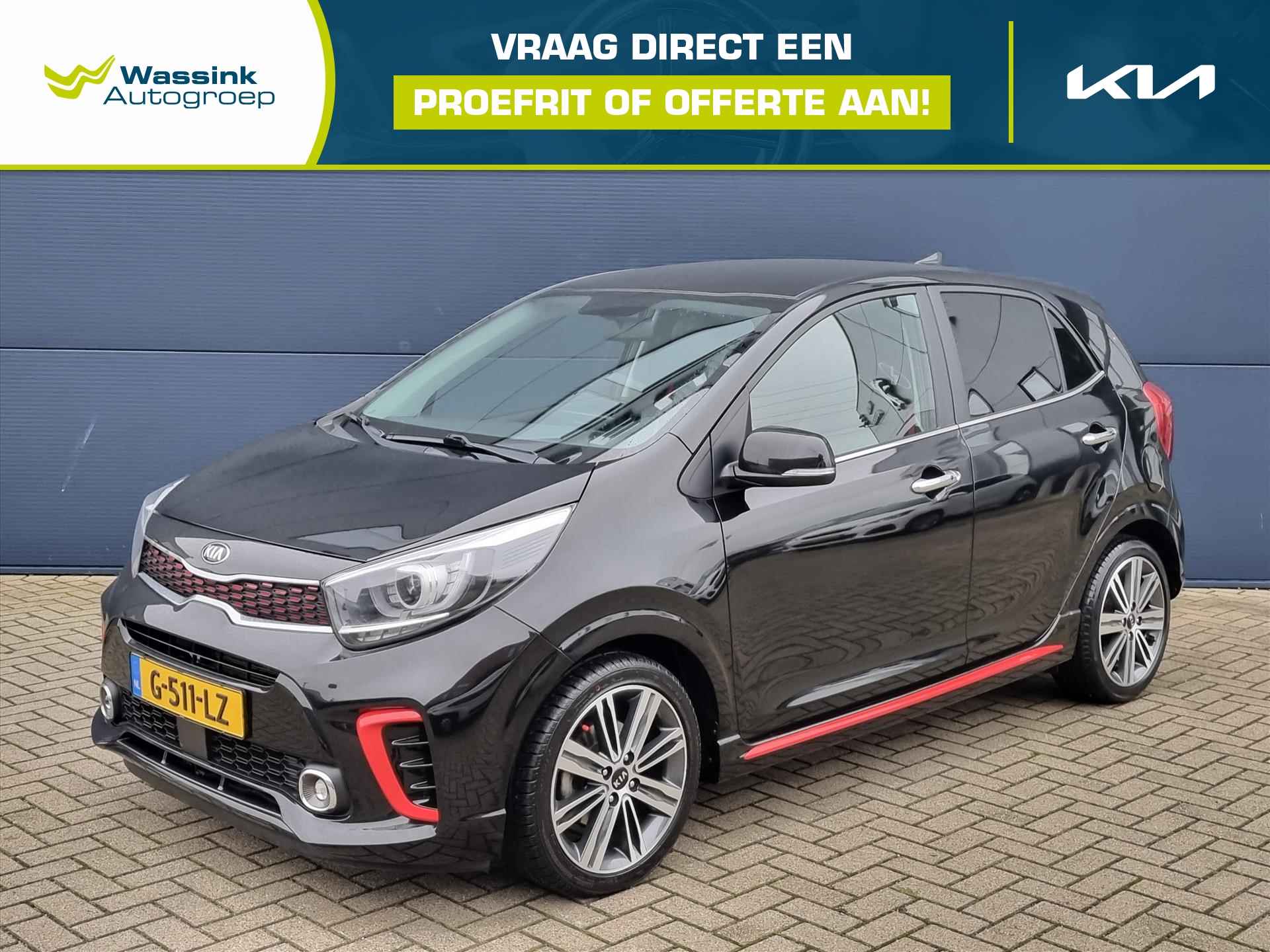 Kia Picanto 1.0 T-GDi 100pk 5-zits GT-Line | Cruise Control | Navigatie | Stoel-/Stuurverwarming | Climate Control | Camera | Dealer Onderhouden | - 1/34