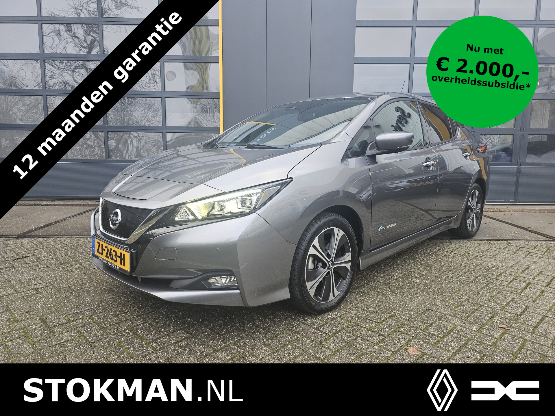 Nissan Leaf Tekna 40 kWh | Leder | Climat | Navigatie | Bi-Directioneel laden | incl. Bovag rijklaarpakket met 12 maanden garantie |