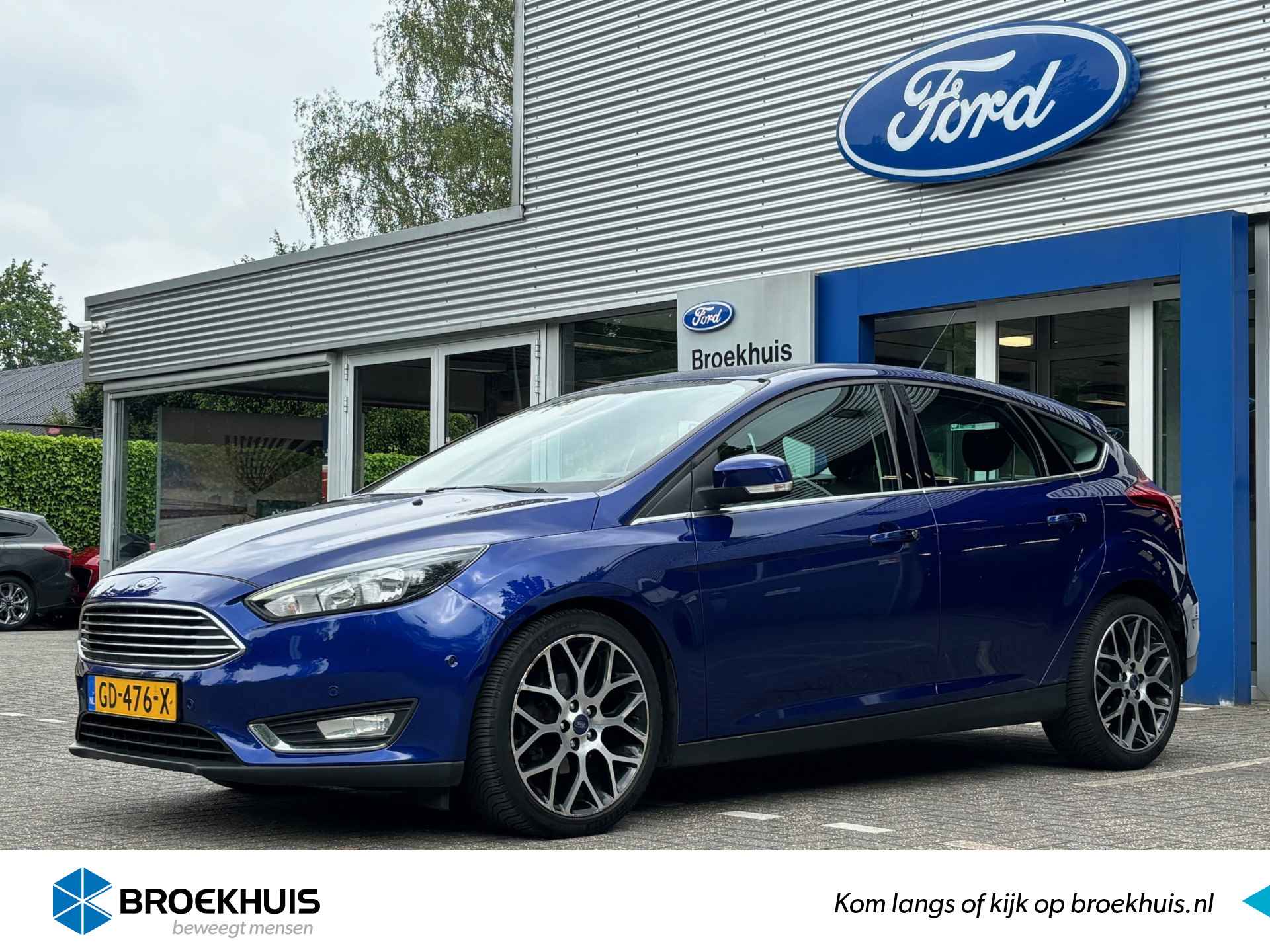 Ford Focus 1.0 125PK SPORT | NL-AUTO! | NAVI | CRUISE | CLIMA | 18" LICHTMETALEN VELGEN | VOORRUITVERWARMING | PRACHTIGE STAAT! | AUTOMATIS - 1/32