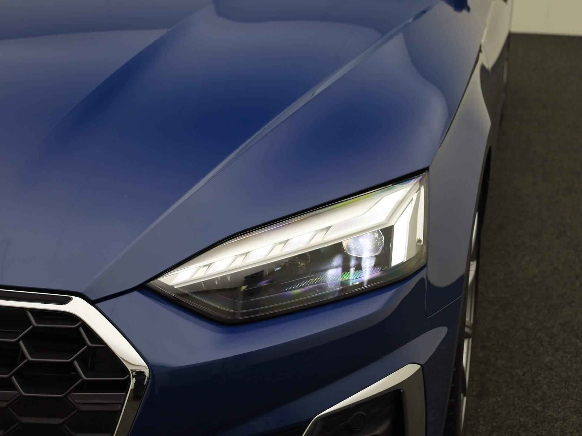 Audi A5 Sportback 40 TFSI/204PK S Line · Leder/Alcantara · Matrix-LED · Trekhaak - 12/42