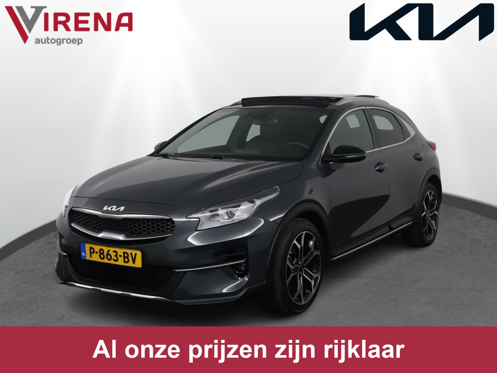 Kia Xceed 1.5 T-GDI MHEV Black Edition utomaat - glazen schuif-/kanteldak - Cruise control adaptief - Navigatie - Fabrieksgarantie tot 02-2029